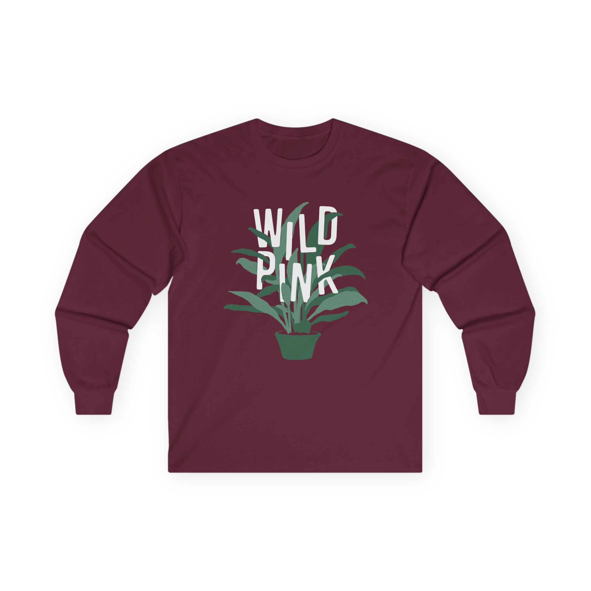 Wild Pink House Plant Unisex Ultra Cotton Long Sleeve Tee