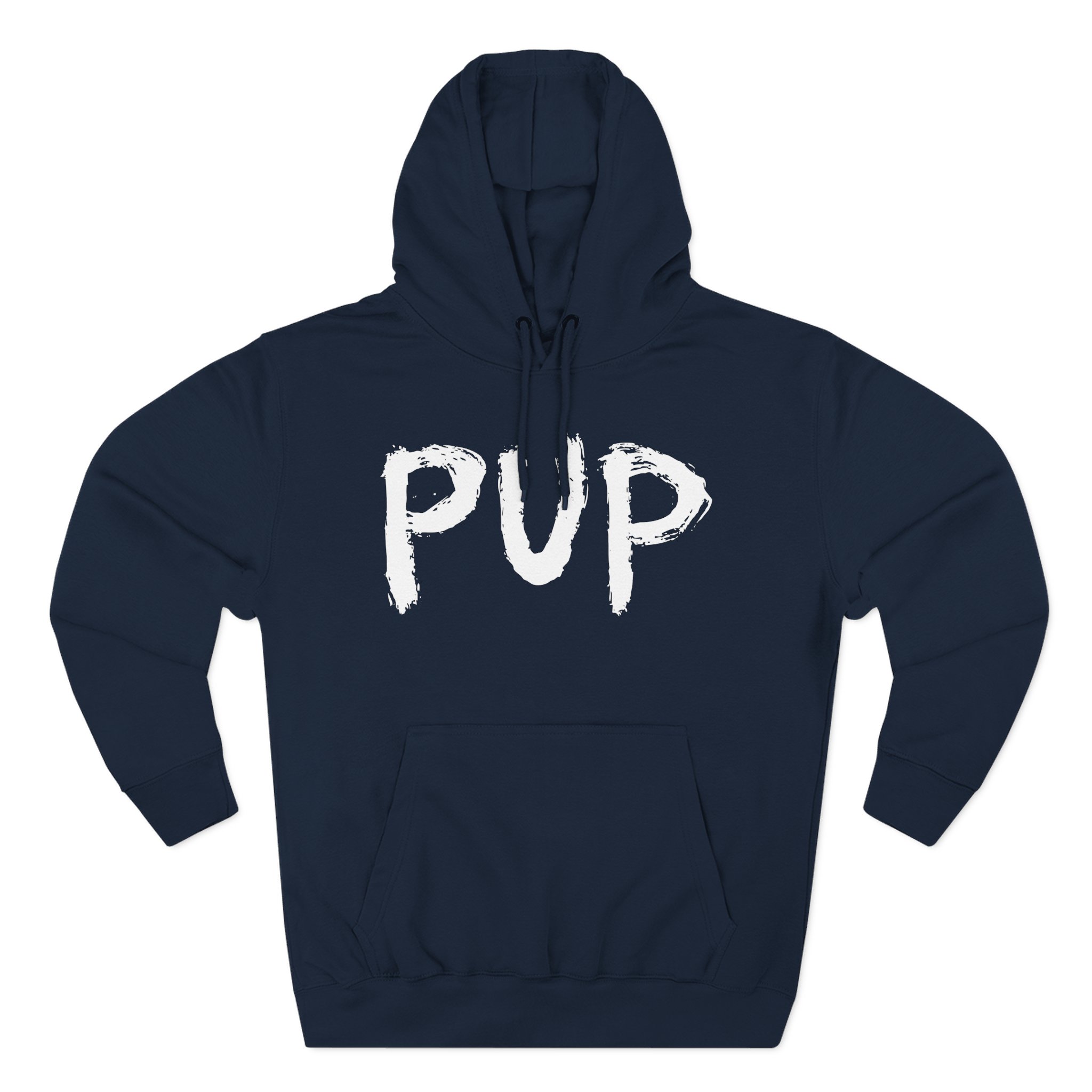 Pup Logo Three-Panel Fleece Hoodie