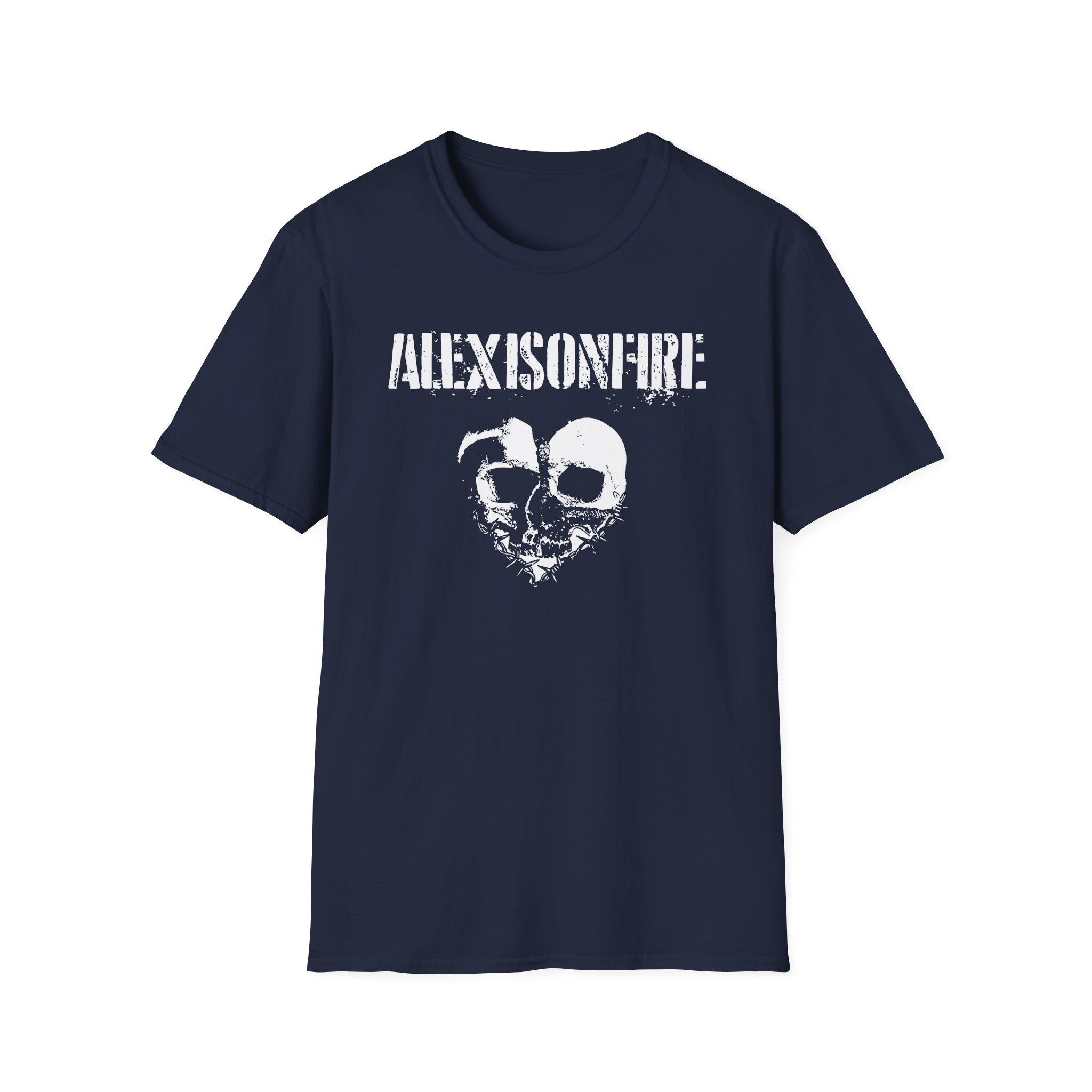 Alexisonfire Barbed Wire Heartskull Unisex Softstyle T-Shirt