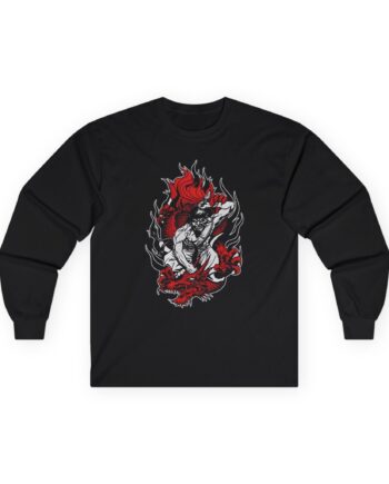 100 Demons Samurai Dragon Unisex Ultra Cotton Long Sleeve Tee