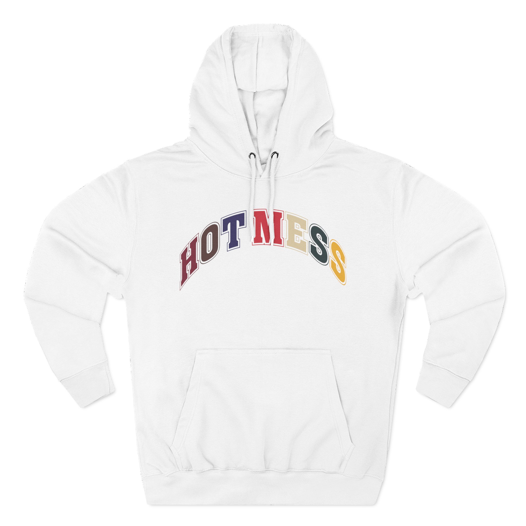 Alix Earle Hot Mess Varsity Three-Panel Fleece Hoodie
