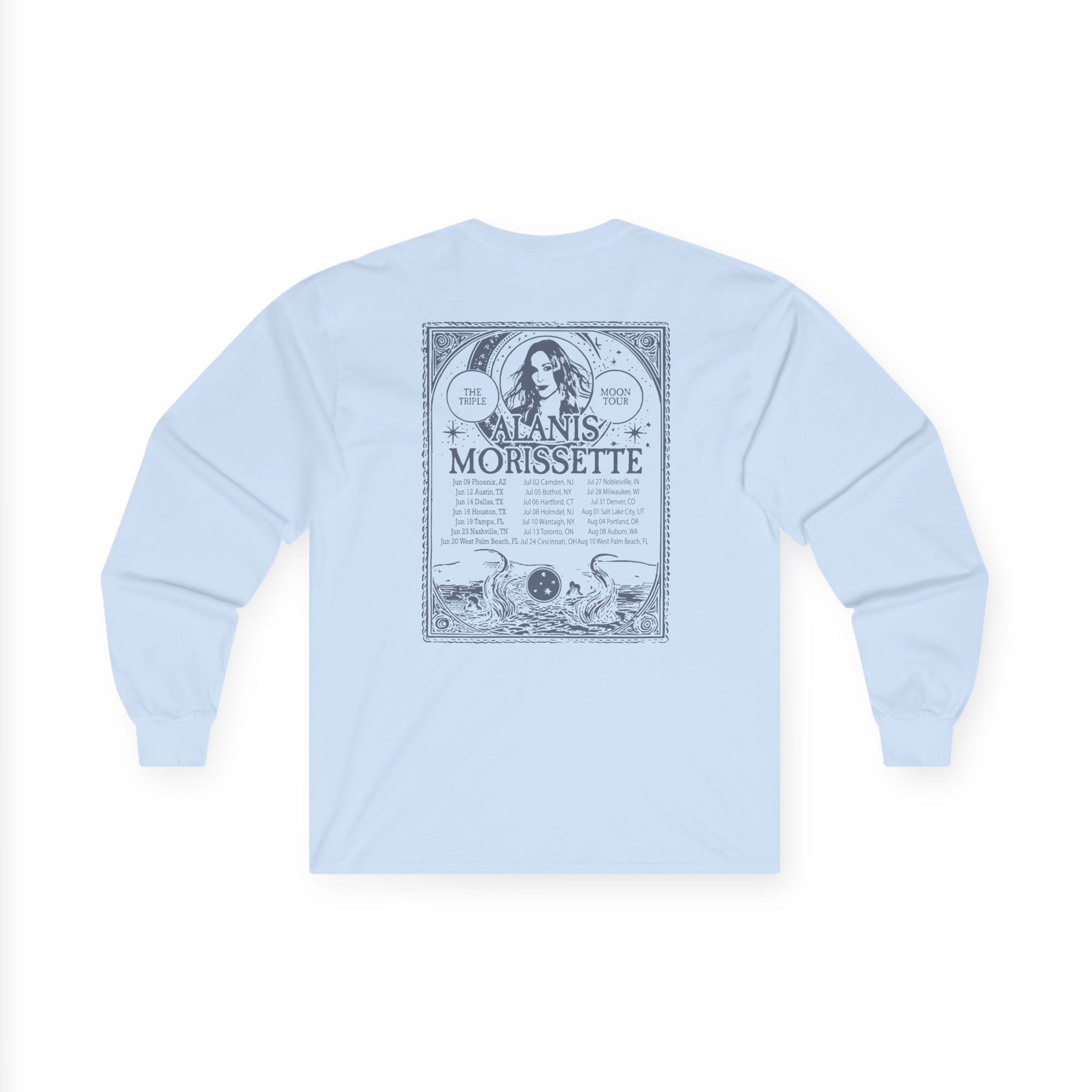 Alanis Morissette The Teple Moon Tour Unisex Ultra Cotton Long Sleeve Tee