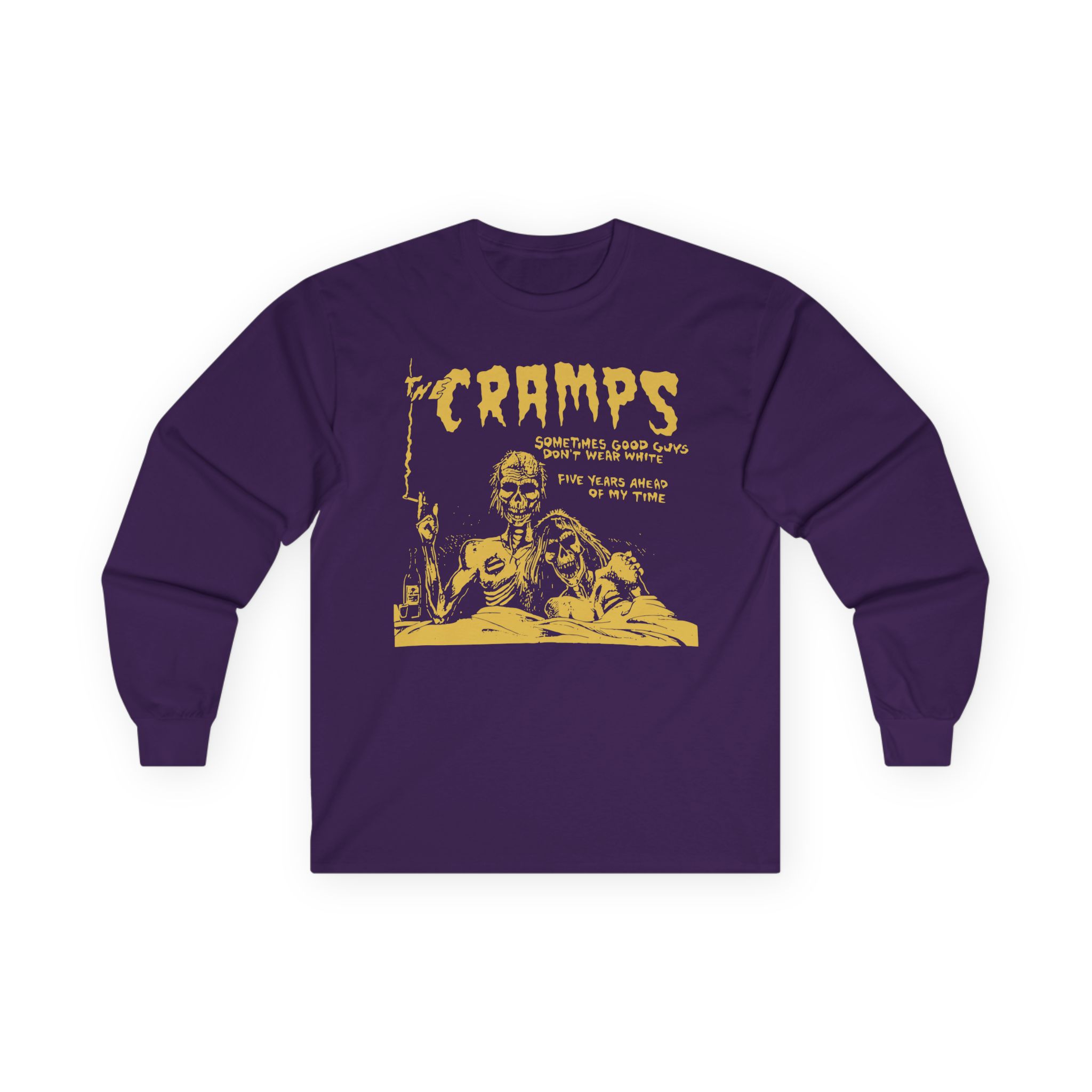 The Cramps Sometimes Good Guys Don’t Wear White Unisex Ultra Cotton Long Sleeve Tee