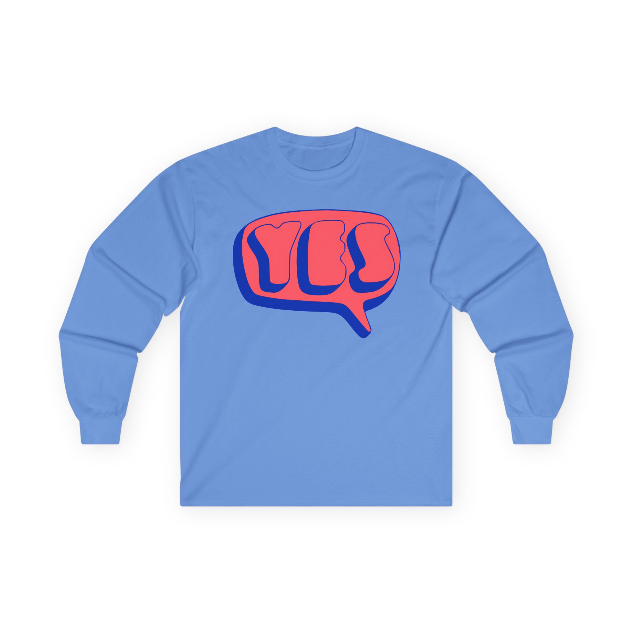 Yes Word Bubble Unisex Ultra Cotton Long Sleeve Tee