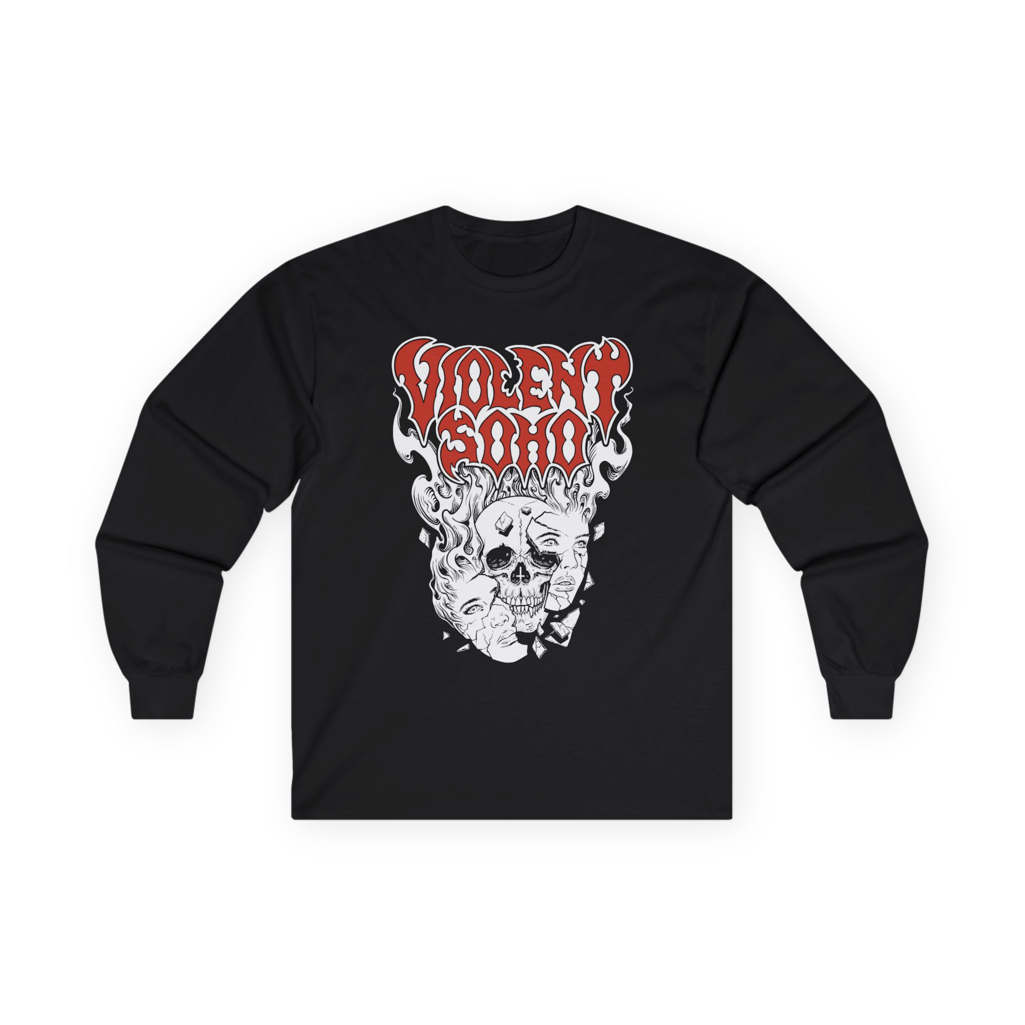 Violent Soho Murdoch Skull Unisex Ultra Cotton Long Sleeve Tee