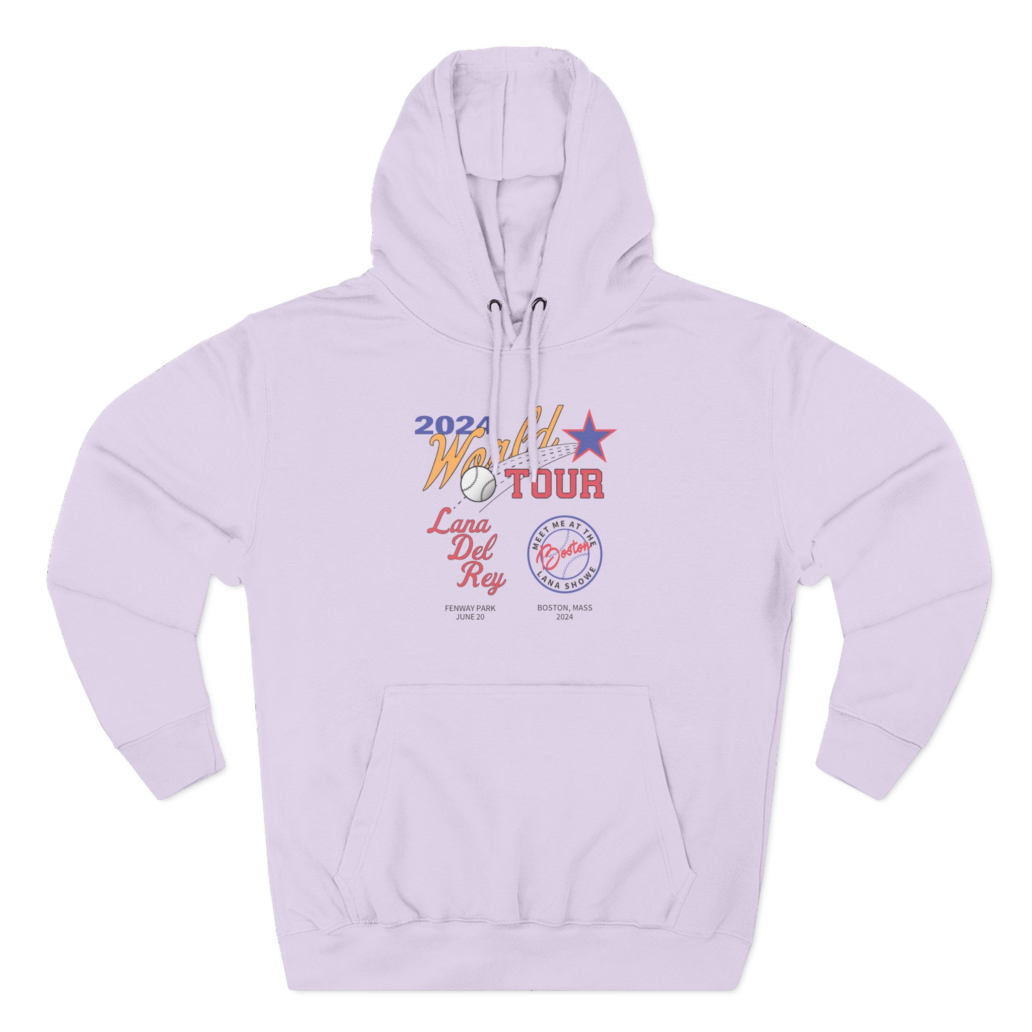 Lanadelrey Three-Panel Fleece Hoodie