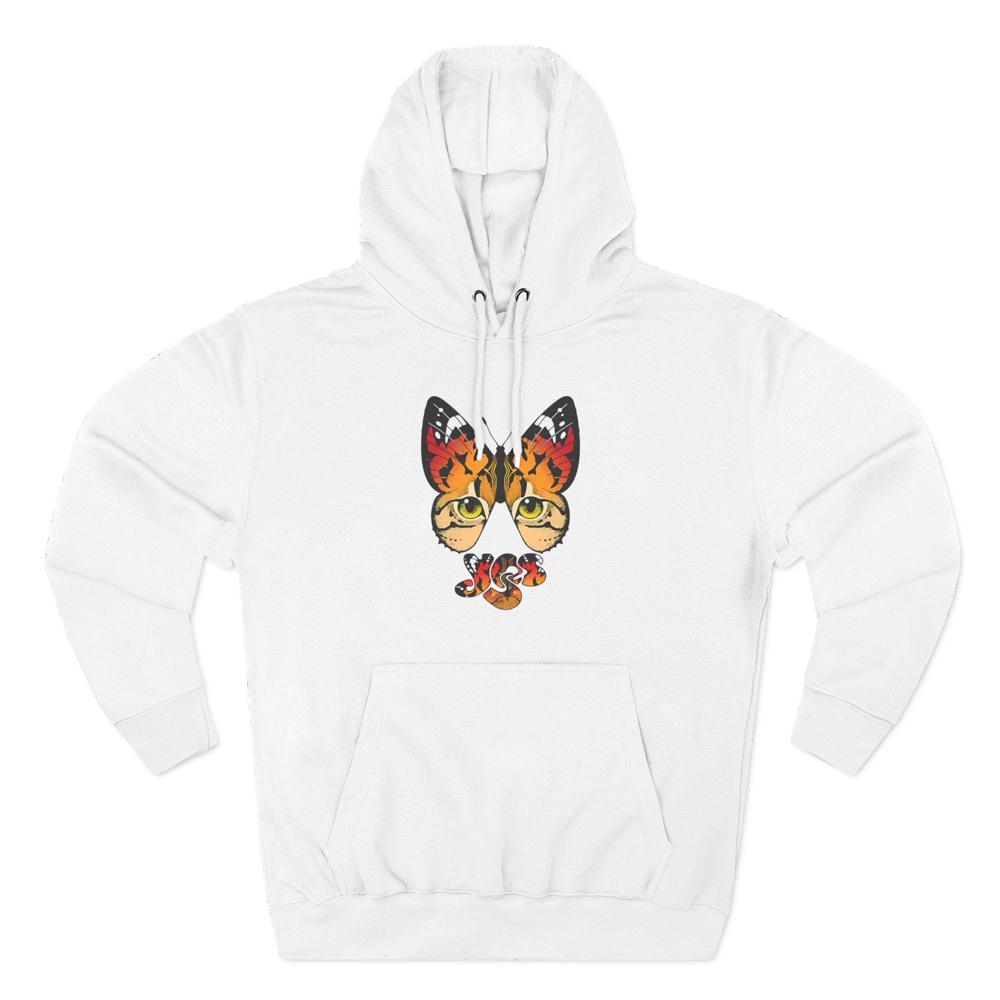 Yes Monarch Eyes Logo Three-Panel Fleece Hoodie