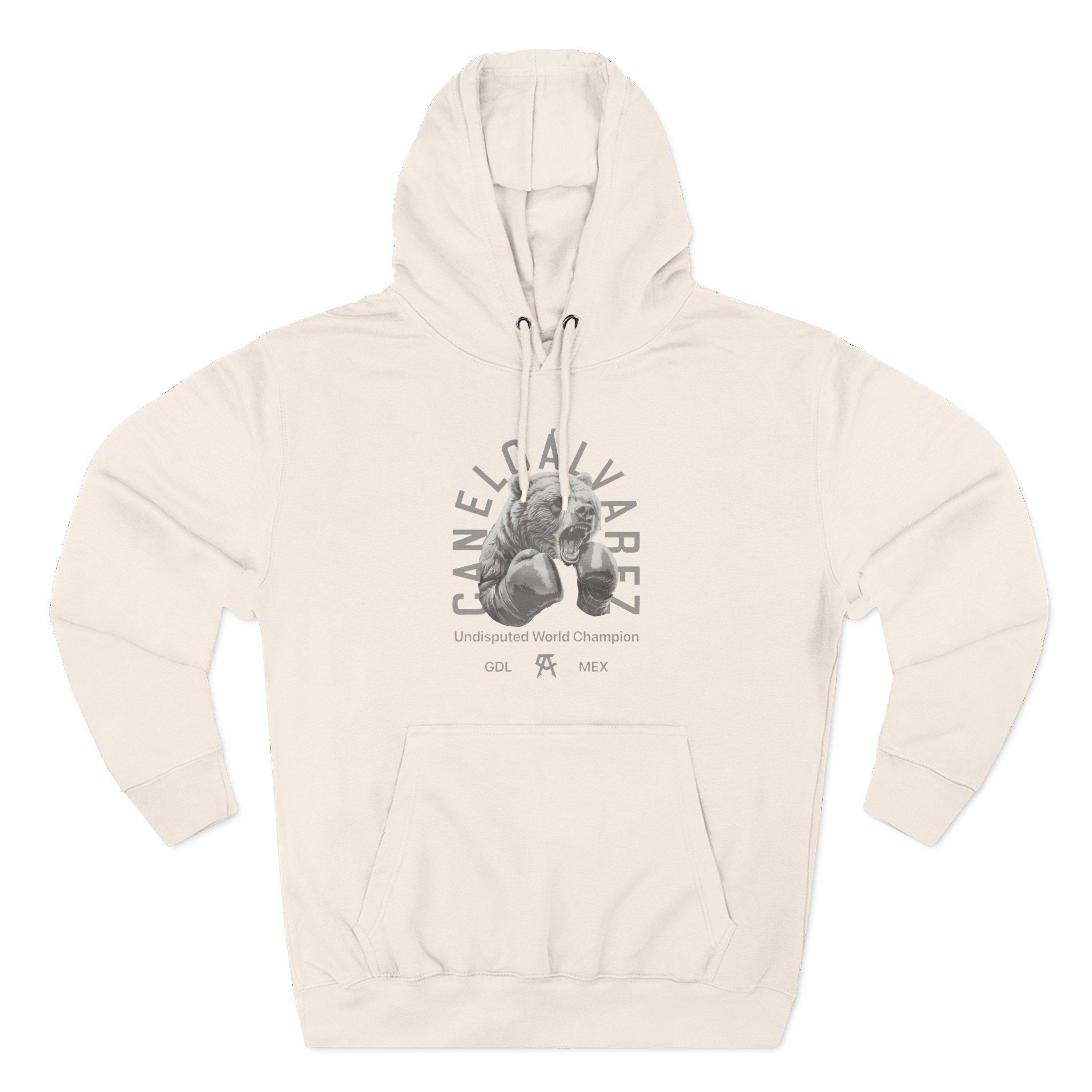 Canelo Bear in Mind Three-Panel Fleece Hoodie