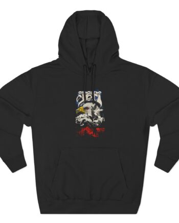 All Hail the Yeti Eagle Three-Panel Fleece Hoodie