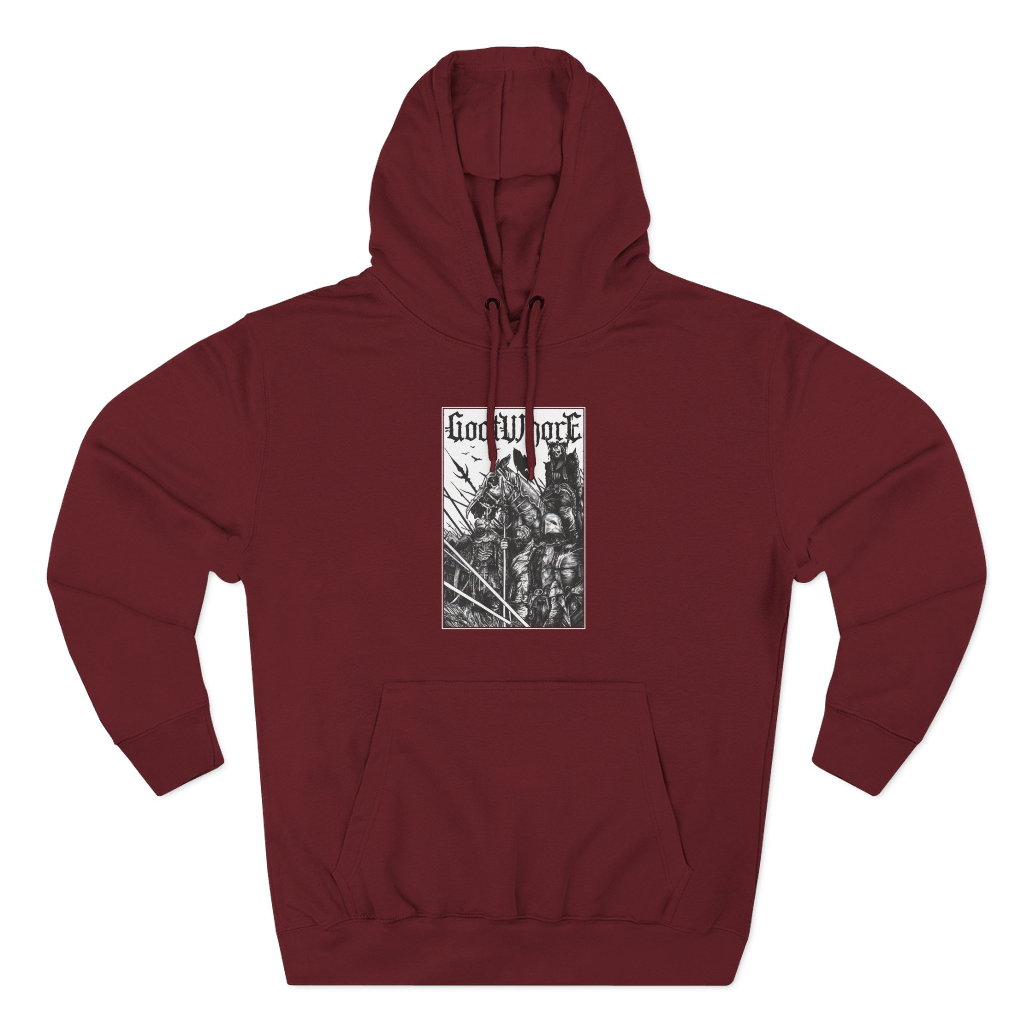 Goatwhore no Mercy Three-Panel Fleece Hoodie