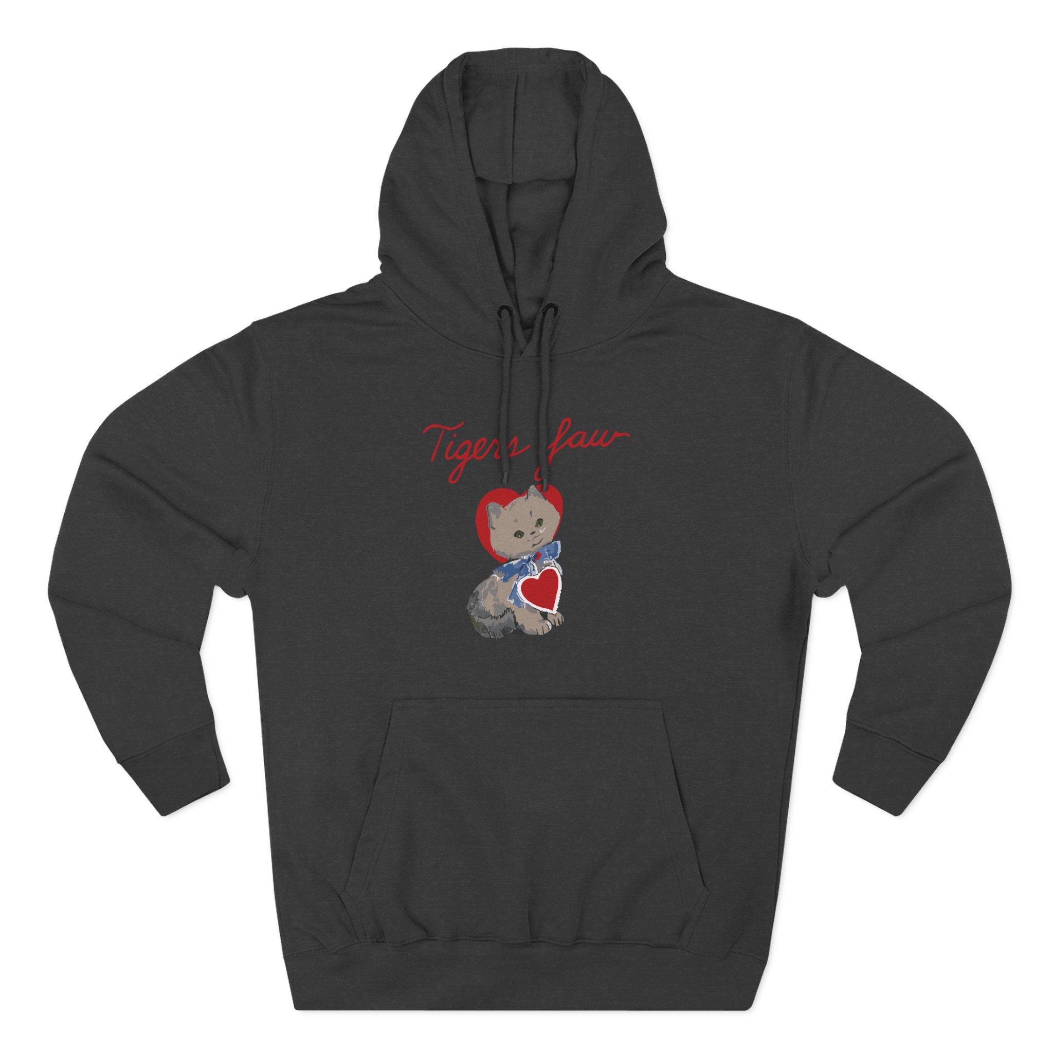 Tigers Jaw kitty baby Three-Panel Fleece Hoodie