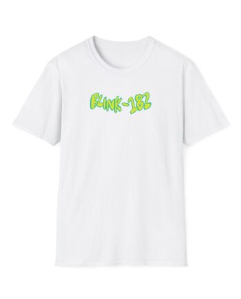 Blink 182 One More Time Smiley Sketch Unisex Softstyle T-Shirt