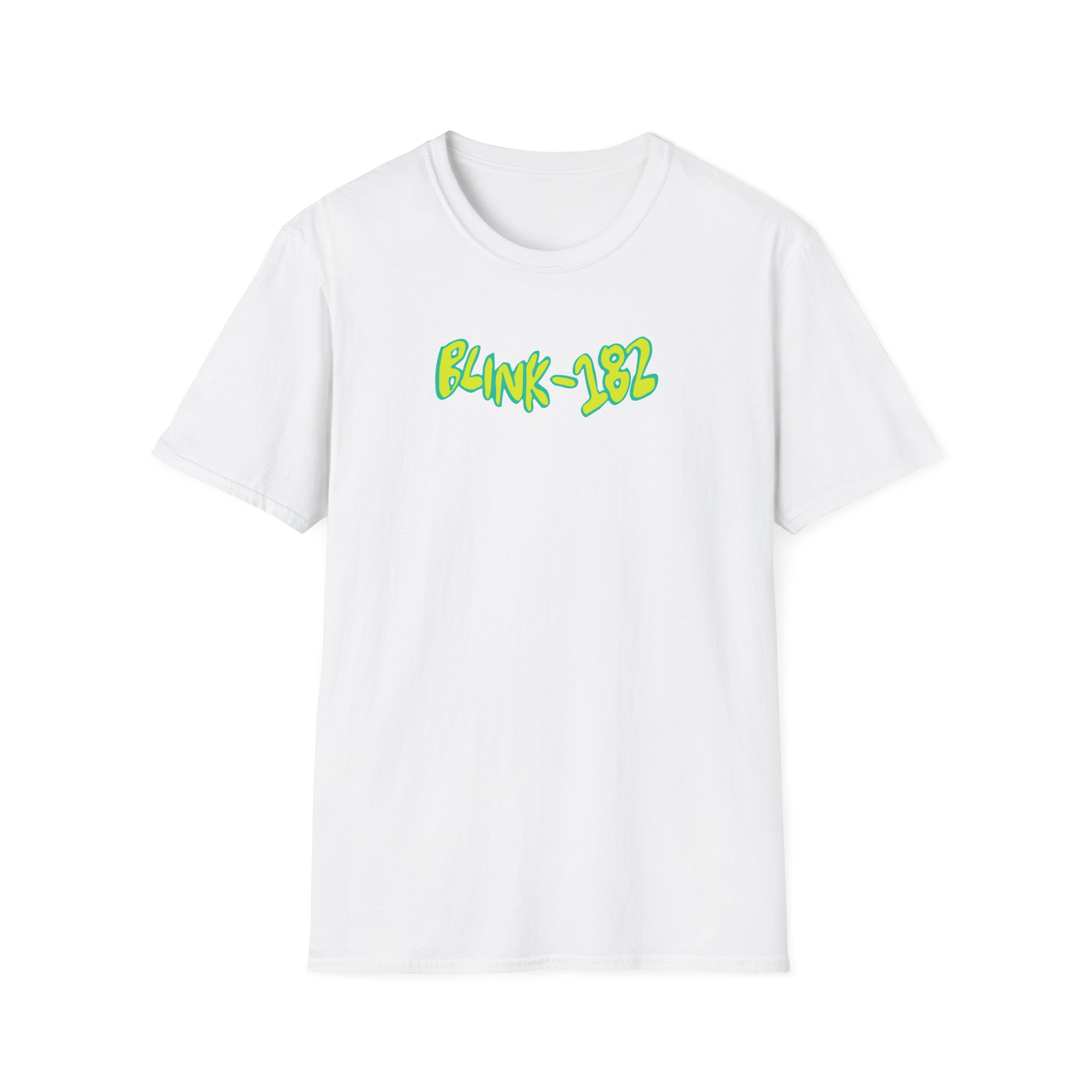 Blink 182 One More Time Smiley Sketch Unisex Softstyle T-Shirt