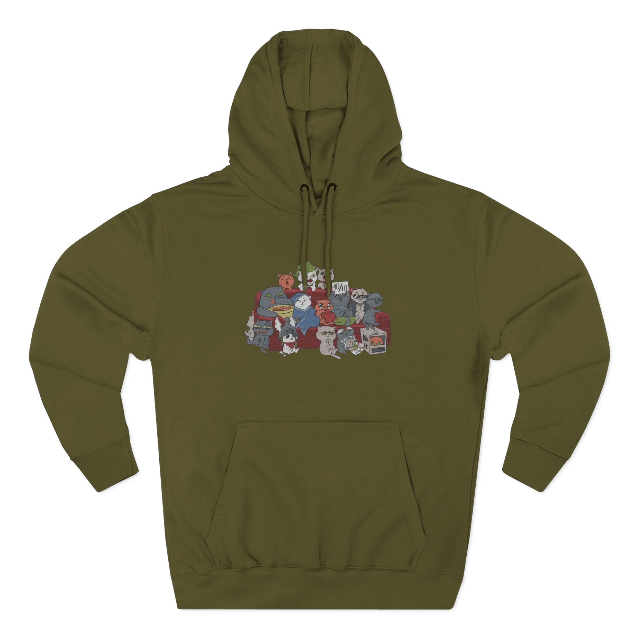 Lirik Couch Gang Three-Panel Fleece Hoodie