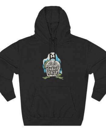 Creepcast Tombstone Three-Panel Fleece Hoodie