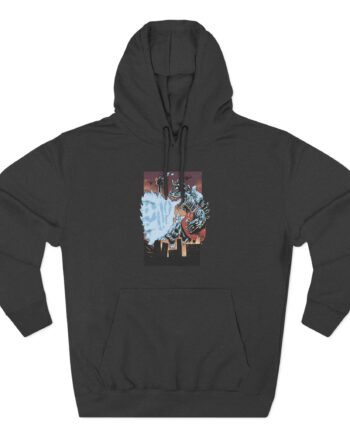 Pupzilla Three-Panel Fleece Hoodie