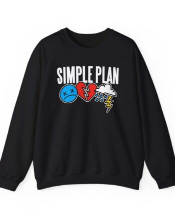 Simple Plan 3 Icons Logo Unisex Heavy Blend™ Crewneck Sweatshirt