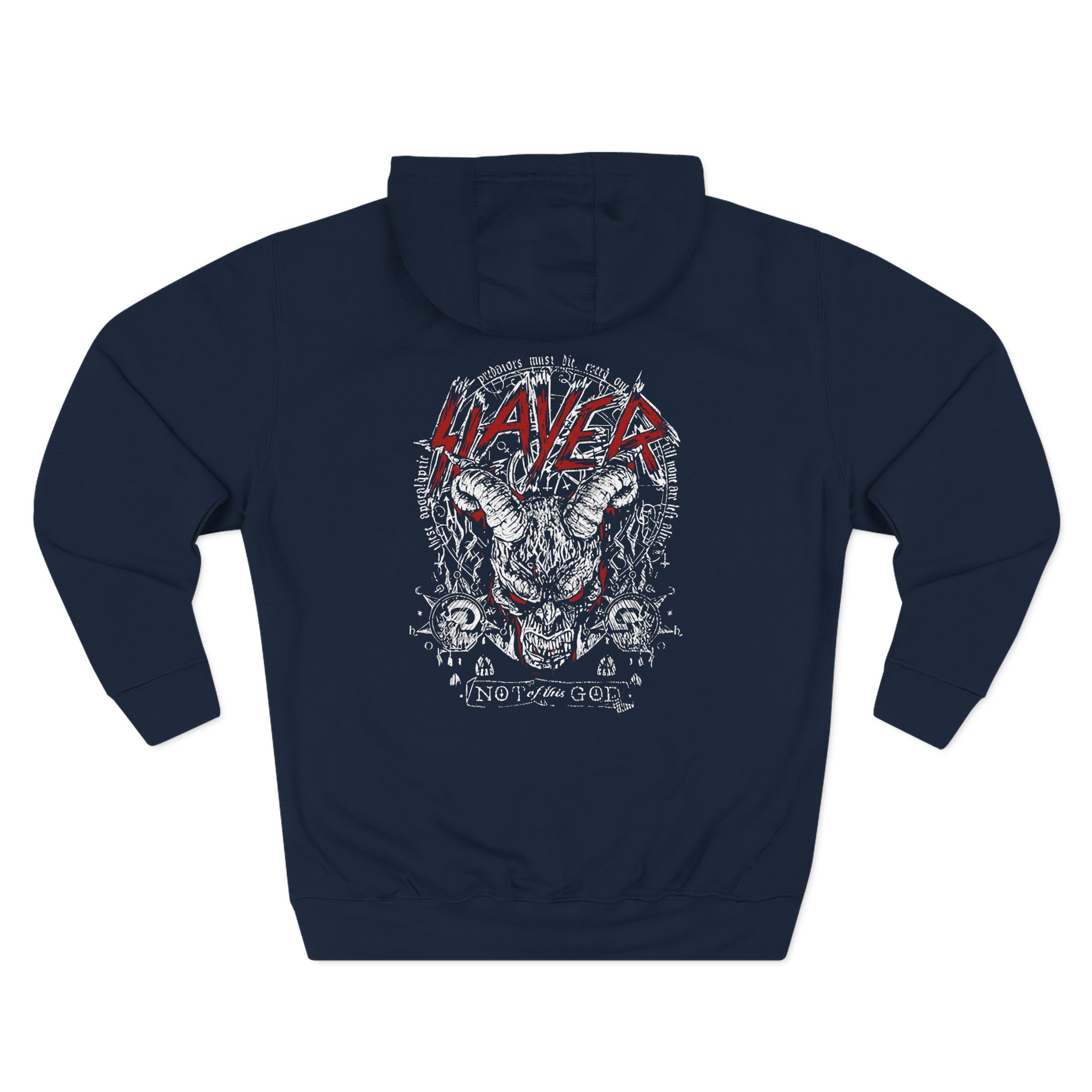 Slayer Not Of This God Three-Panel Fleece Hoodie