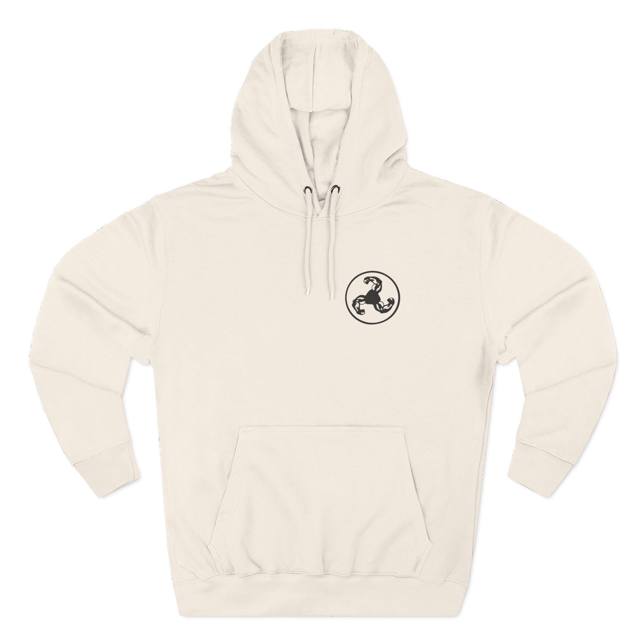 Bicep Logo Three-Panel Fleece Hoodie
