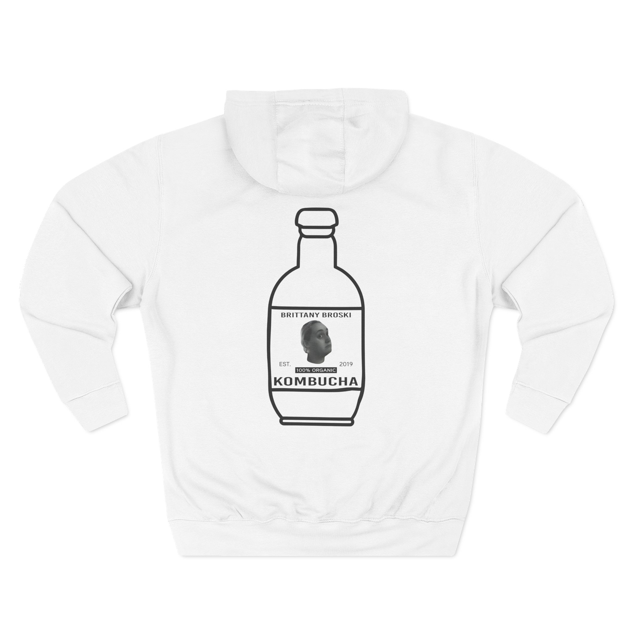 Broski Report Kombucha Three-Panel Fleece Hoodie