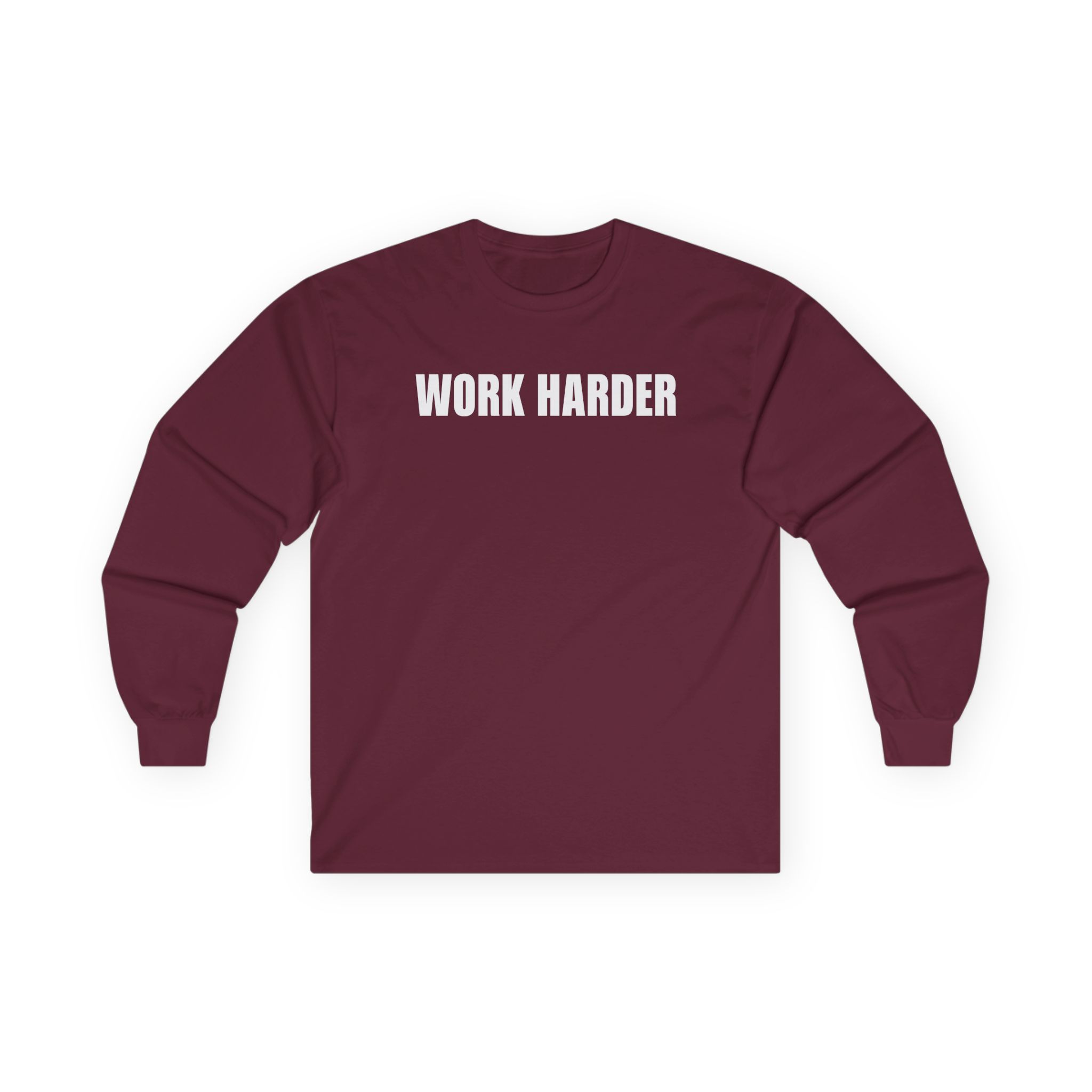 Casey Neistat Work Harder Unisex Ultra Cotton Long Sleeve Tee