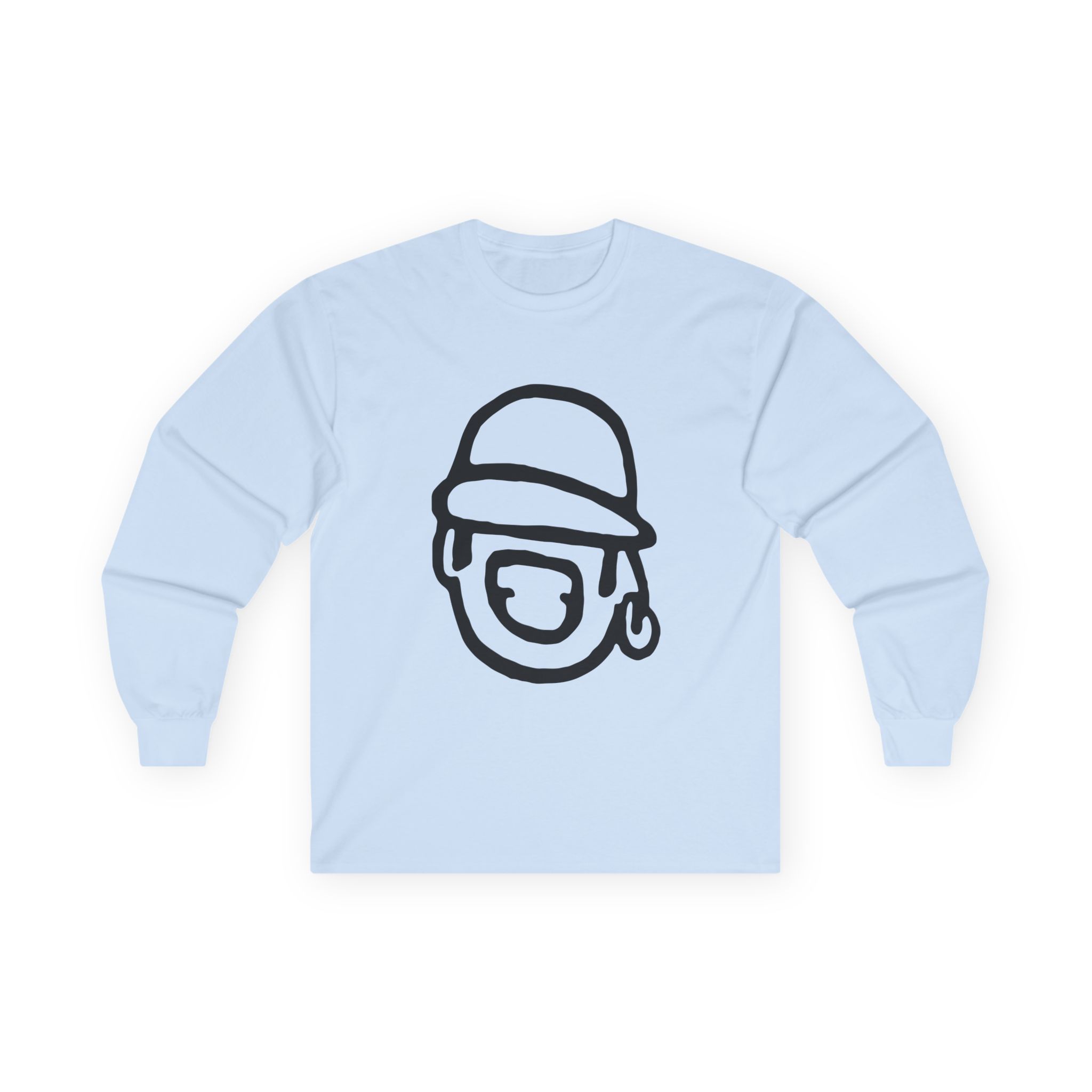 Niko B Big Face Unisex Ultra Cotton Long Sleeve Tee