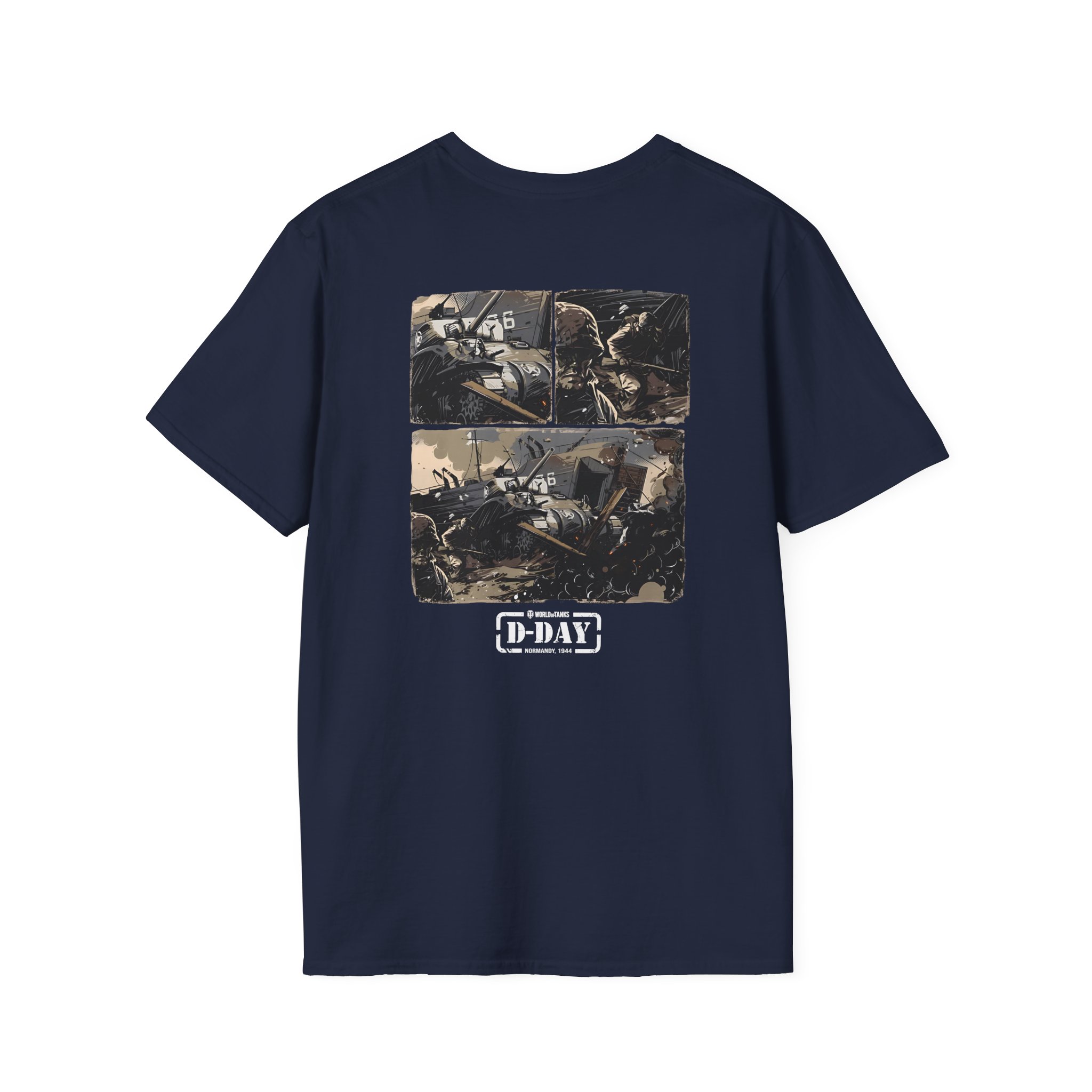 World of Tank Wot D-day Fury Storm Unisex Softstyle T-Shirt