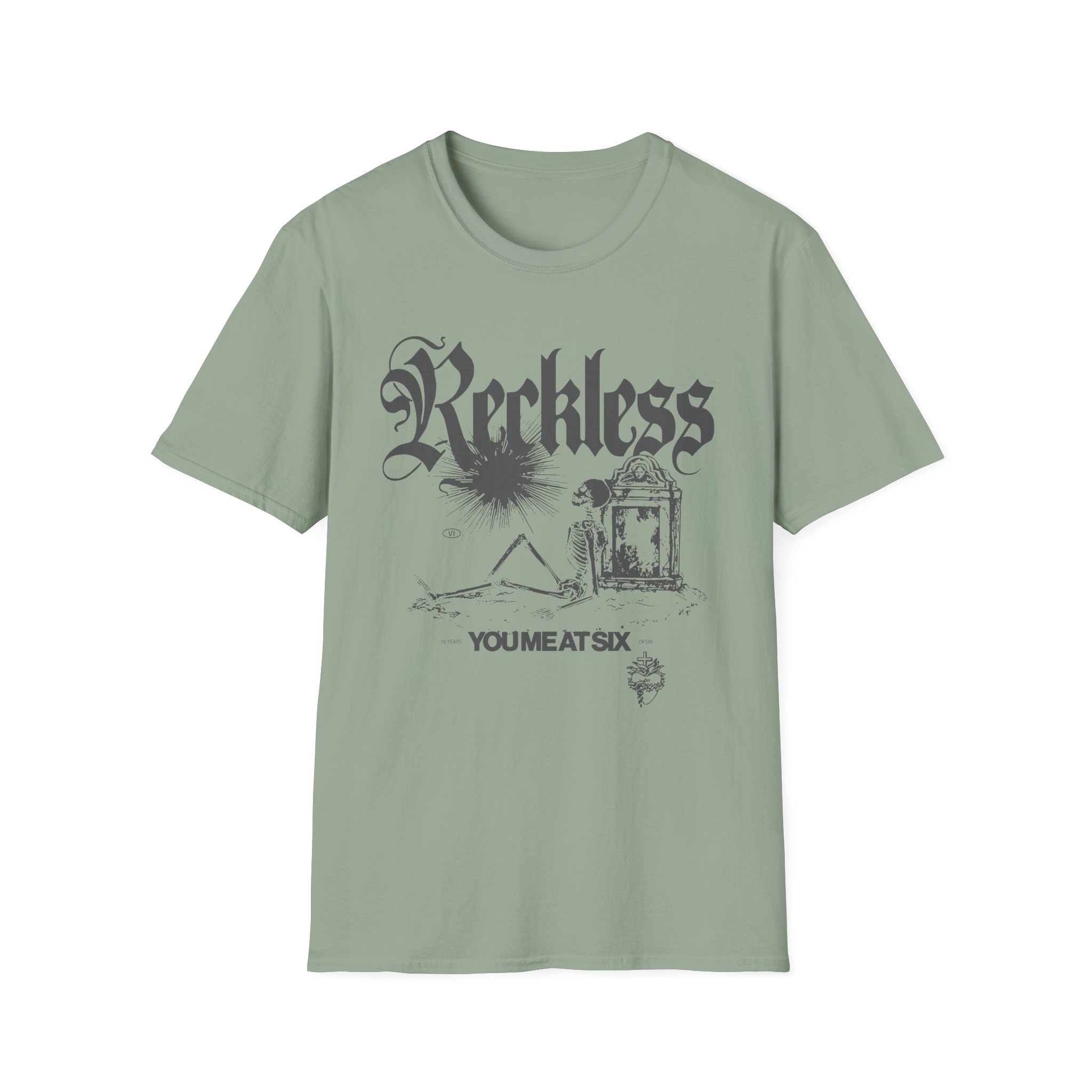 You Me at Six Reckless Unisex Softstyle T-Shirt