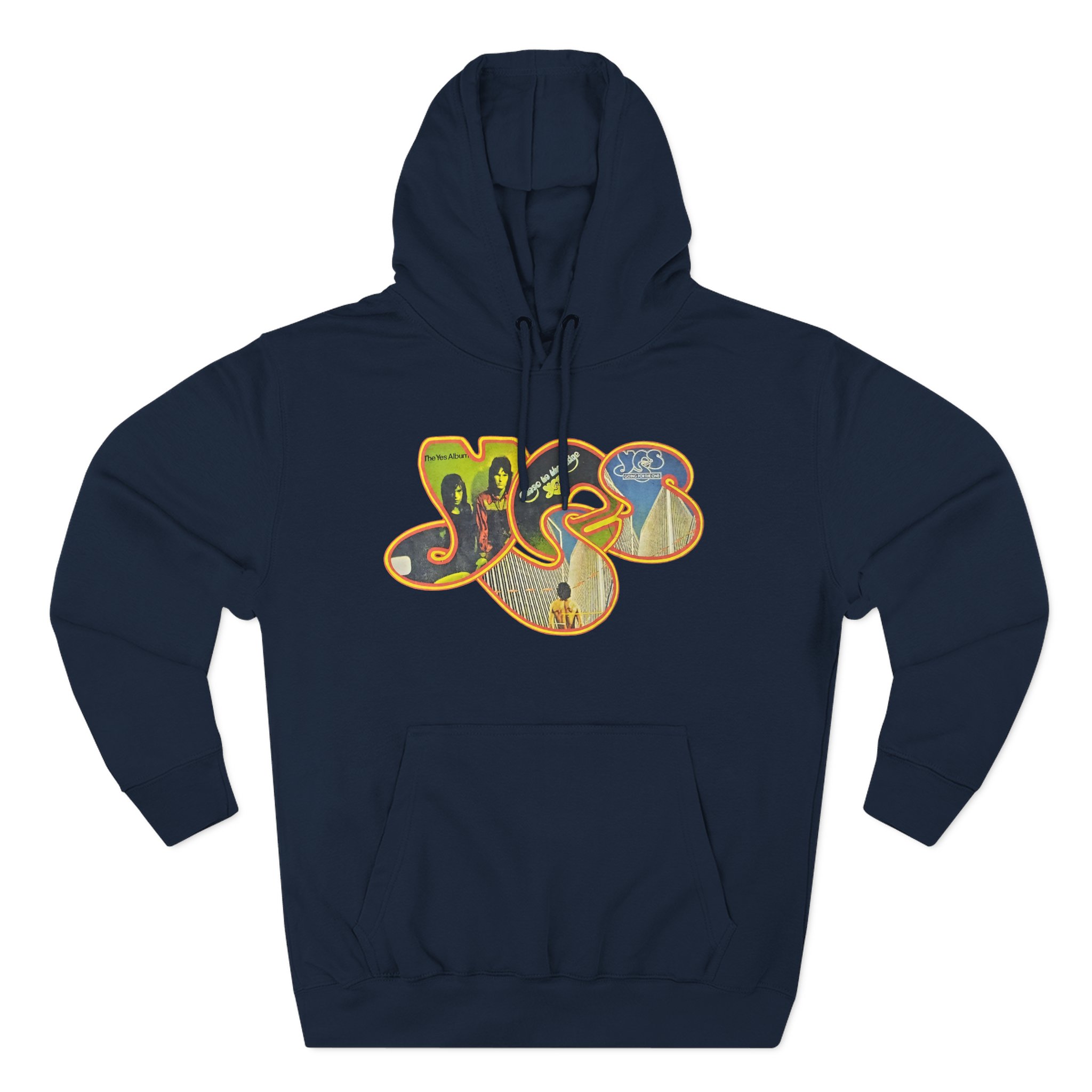 Yes Album Close to the Edge Going For the One Three-Panel Fleece Hoodie