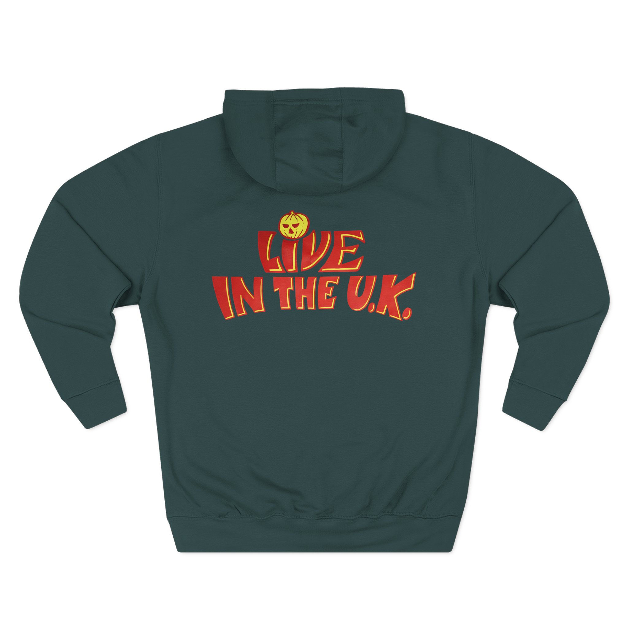 Helloween Live in the U.k. Three-Panel Fleece Hoodie