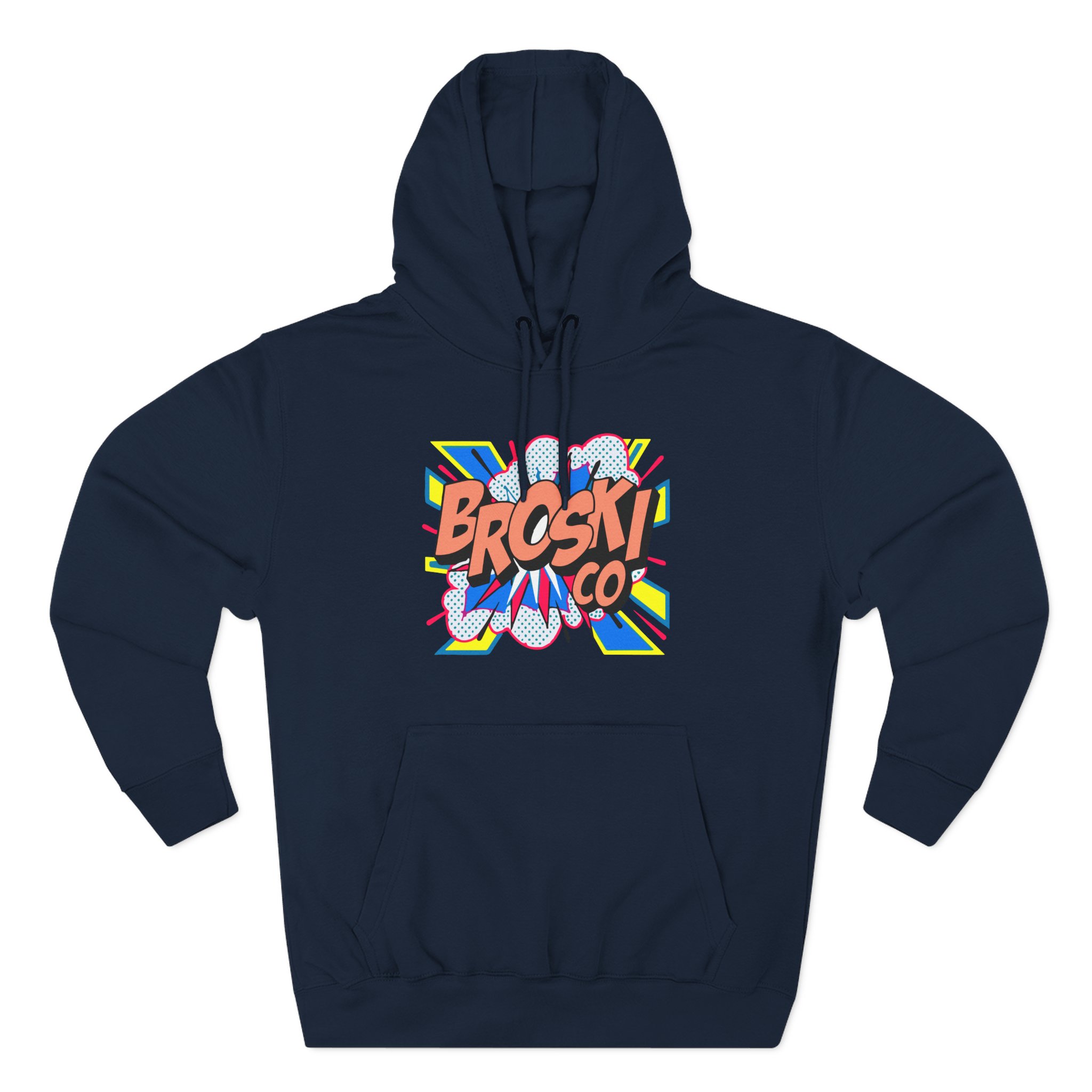 Broski Report Three-Panel Fleece Hoodie