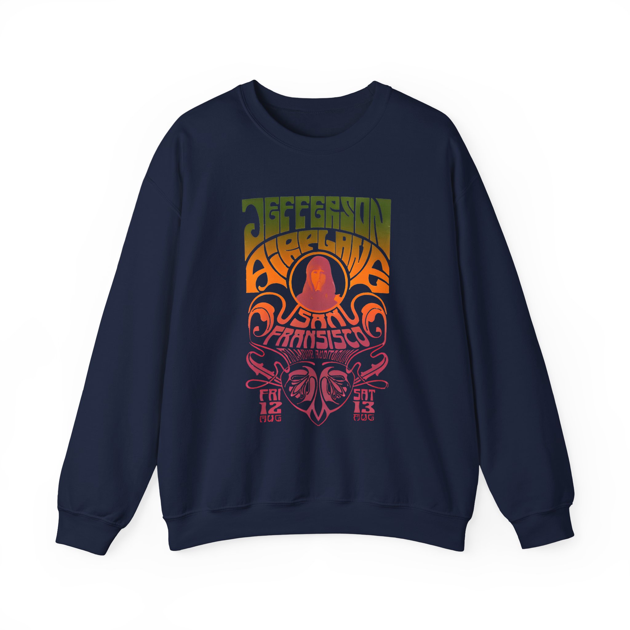 Jefferson Airplane Psychedelic Unisex Heavy Blendâ„¢ Crewneck Sweatshirt