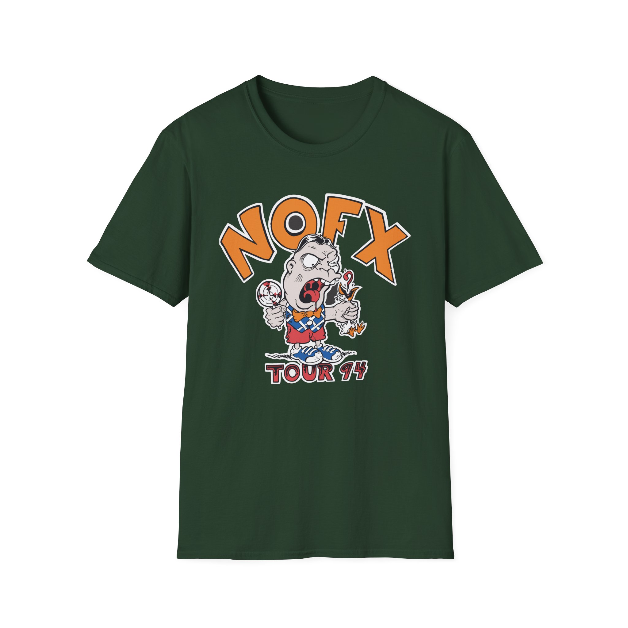 Nofx Lollipop Guy Unisex Softstyle T-Shirt