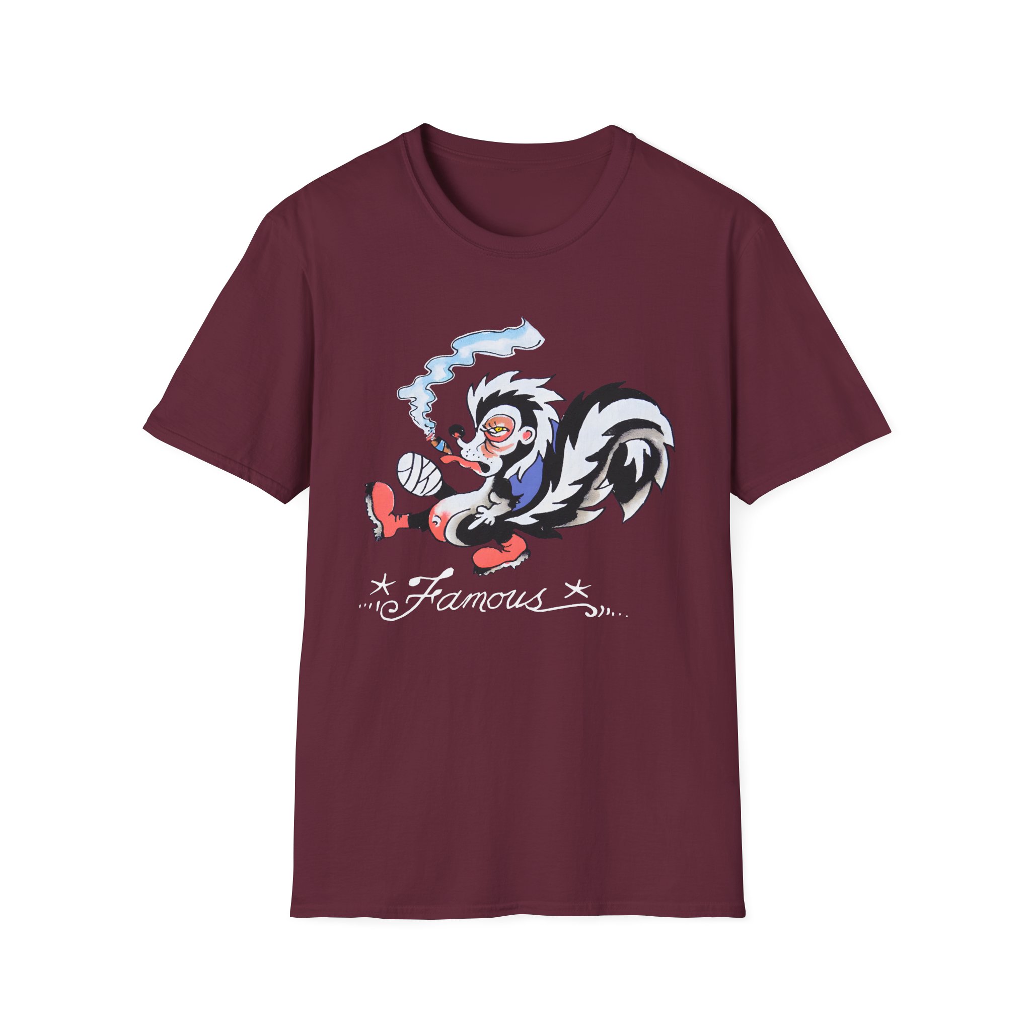 Kim Petras Famous Skunk Boxy Unisex Softstyle T-Shirt