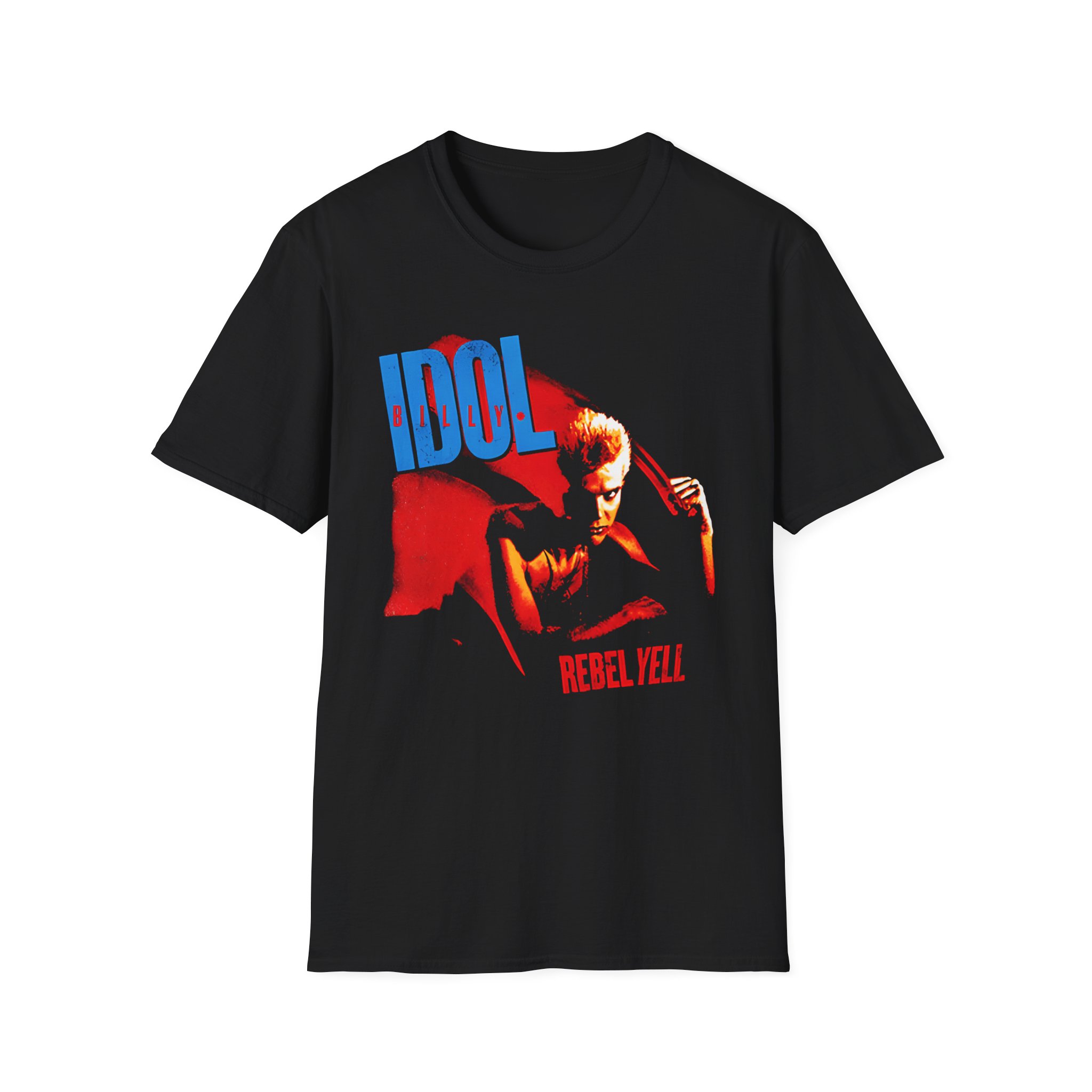 Billy Idol Rebel Yell 40th Anniversary Unisex Softstyle T-Shirt
