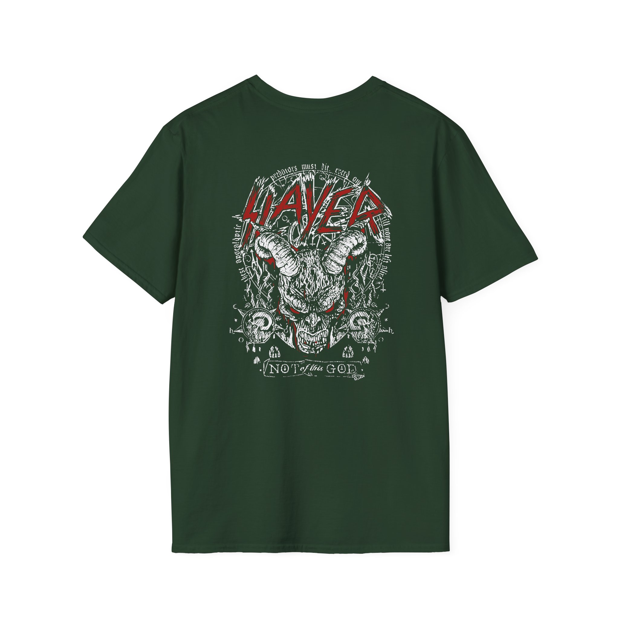 Slayer Not Of This God Unisex Softstyle T-Shirt