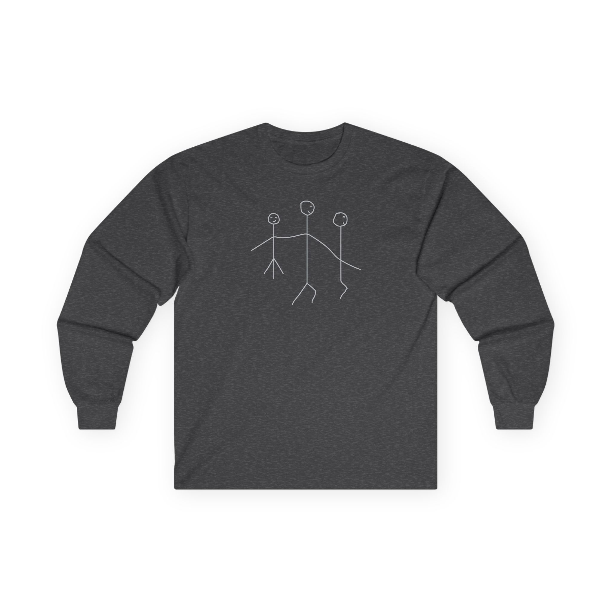 Leith Ross Stick Figures Unisex Ultra Cotton Long Sleeve Tee