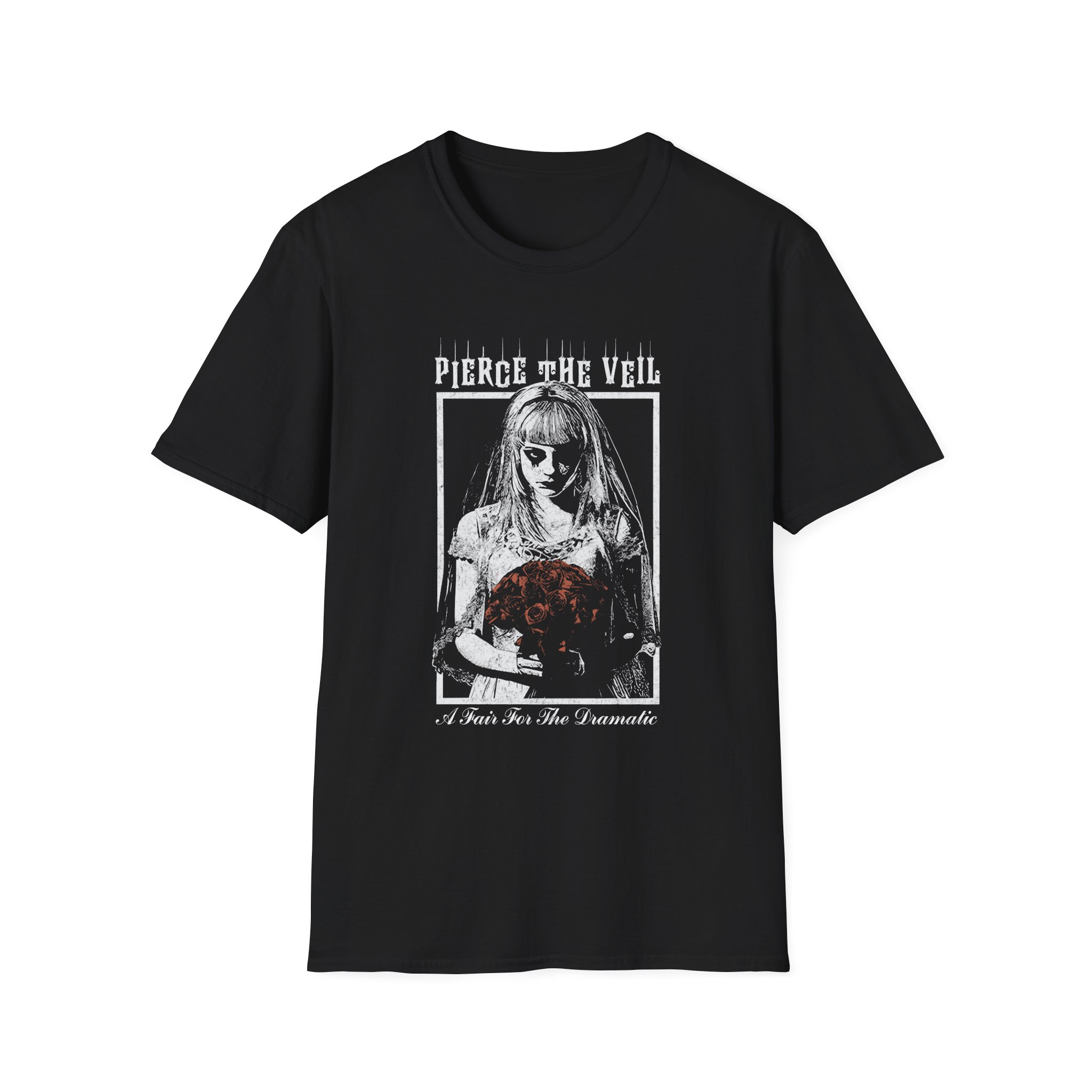 Pierce the Veil a Flair for the Dramatic Bride Unisex Softstyle T-Shirt