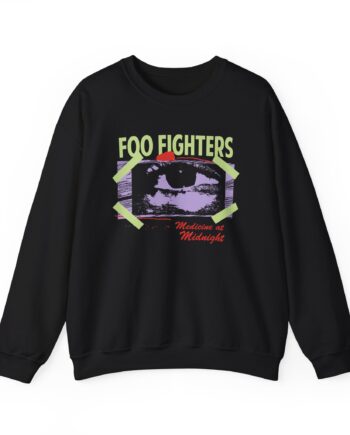 Foo Fighters Medicine at Midnight Eye Tape Unisex Heavy Blend™ Crewneck Sweatshirt