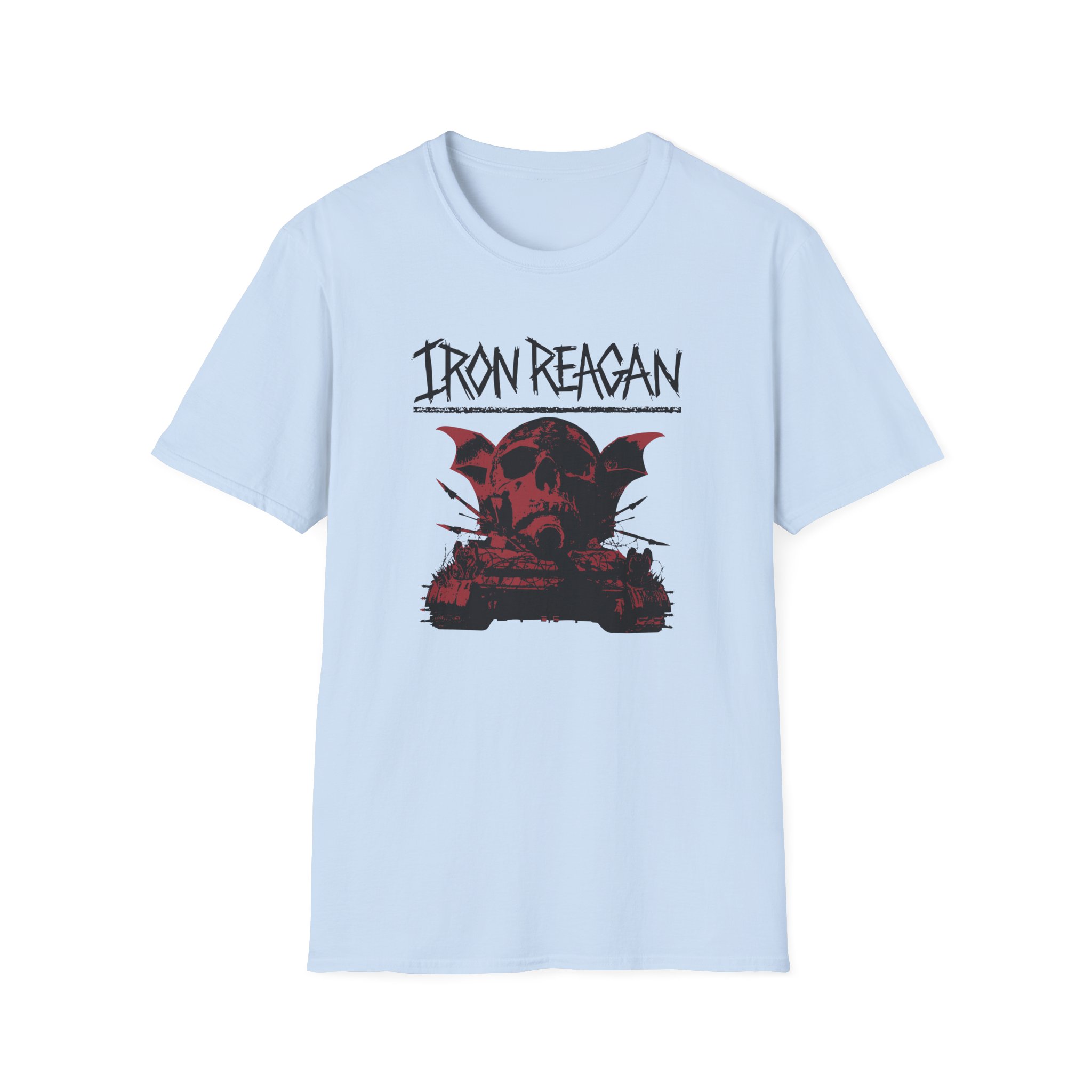 Iron Reagan Warning Unisex Softstyle T-Shirt
