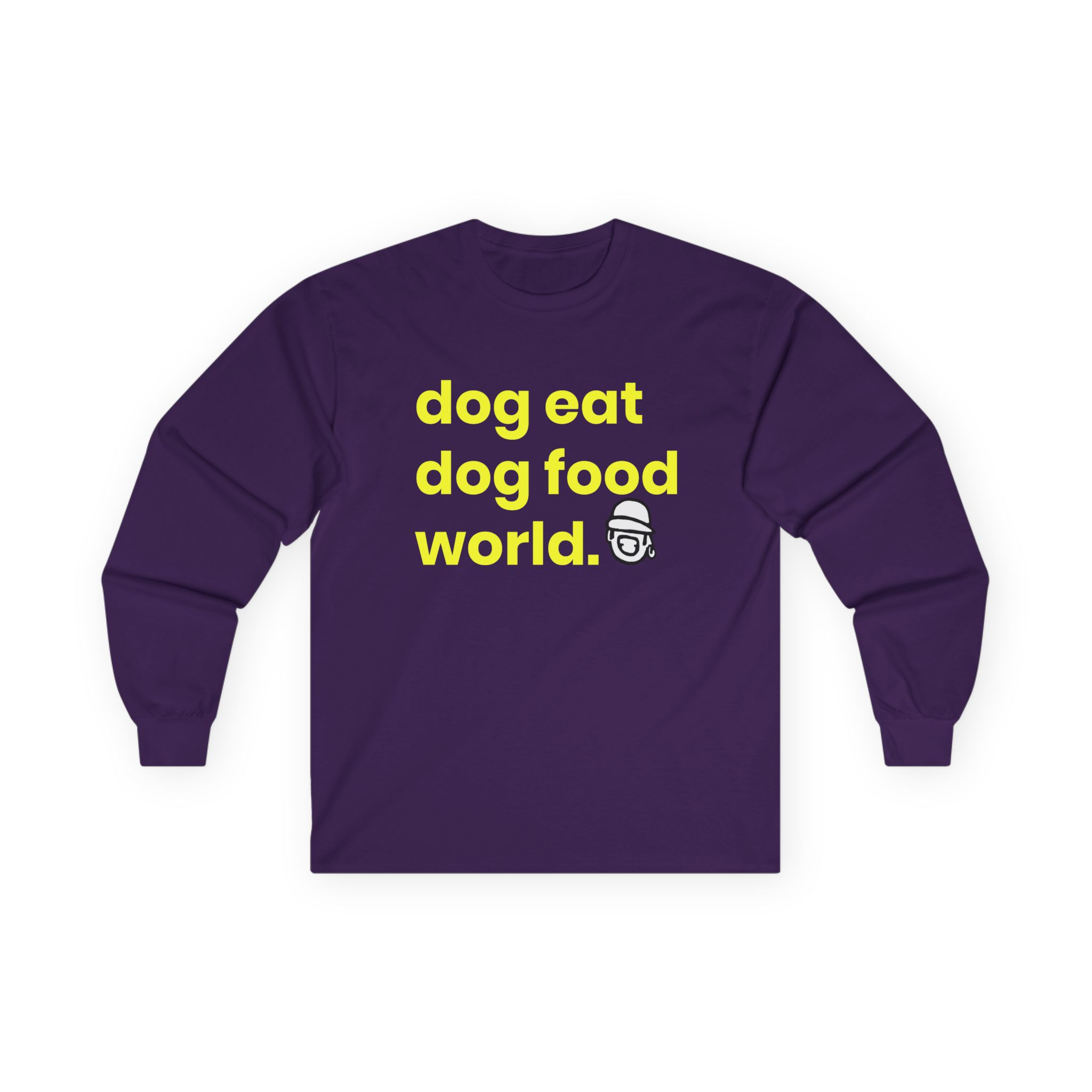 Niko B Dog Eat Dog Food World Unisex Ultra Cotton Long Sleeve Tee