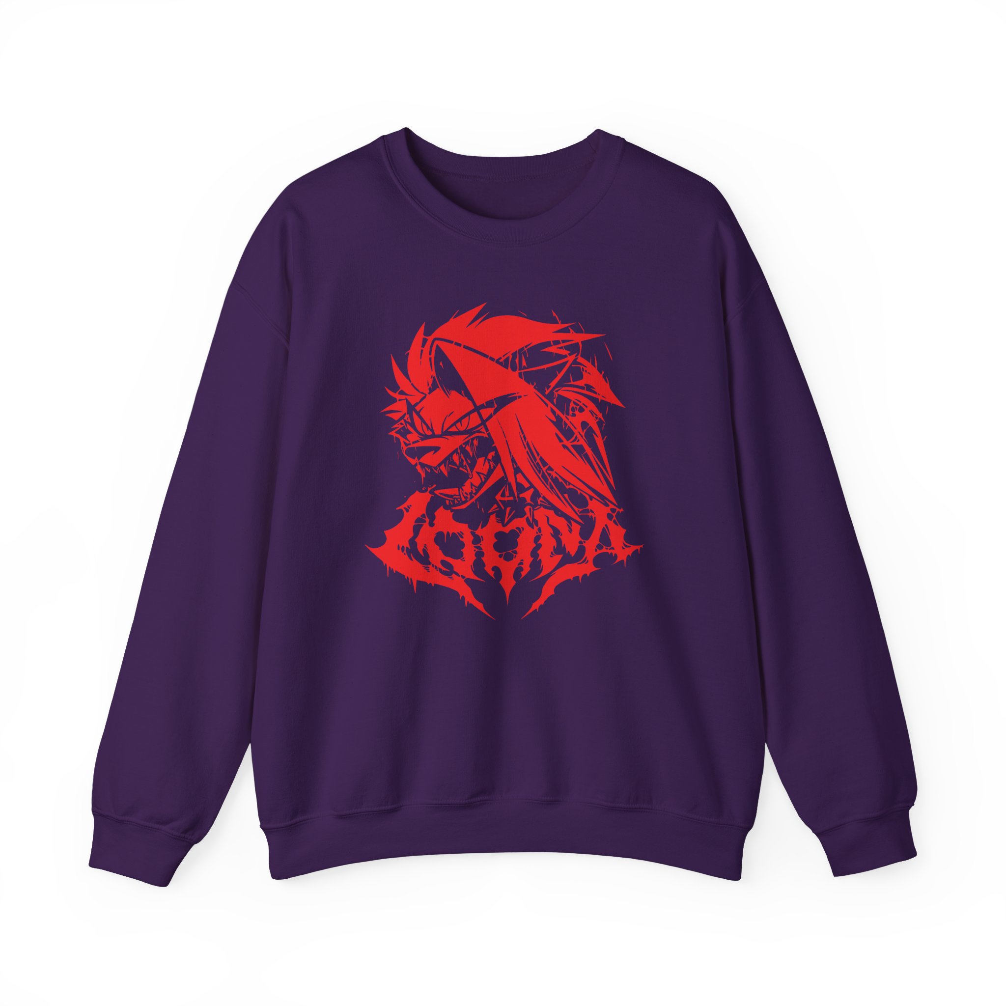 Vivziepop Heavy Metal Loona Unisex Heavy Blendâ„¢ Crewneck Sweatshirt