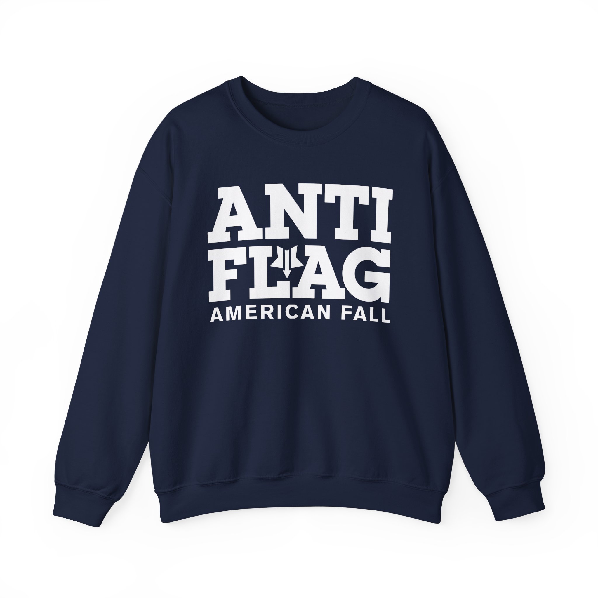 Anti Flag American Fall Unisex Heavy Blendâ„¢ Crewneck Sweatshirt