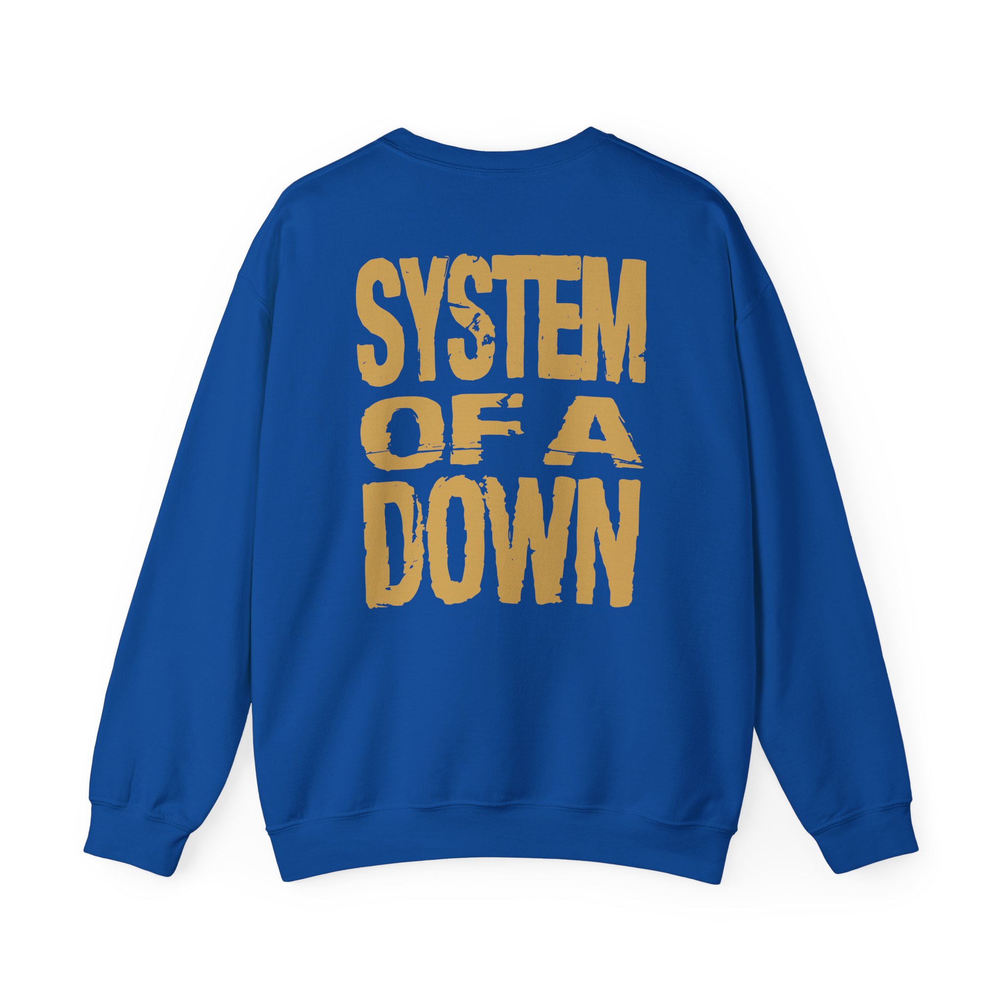 System of a Down Gold Hand Unisex Heavy Blendâ„¢ Crewneck Sweatshirt