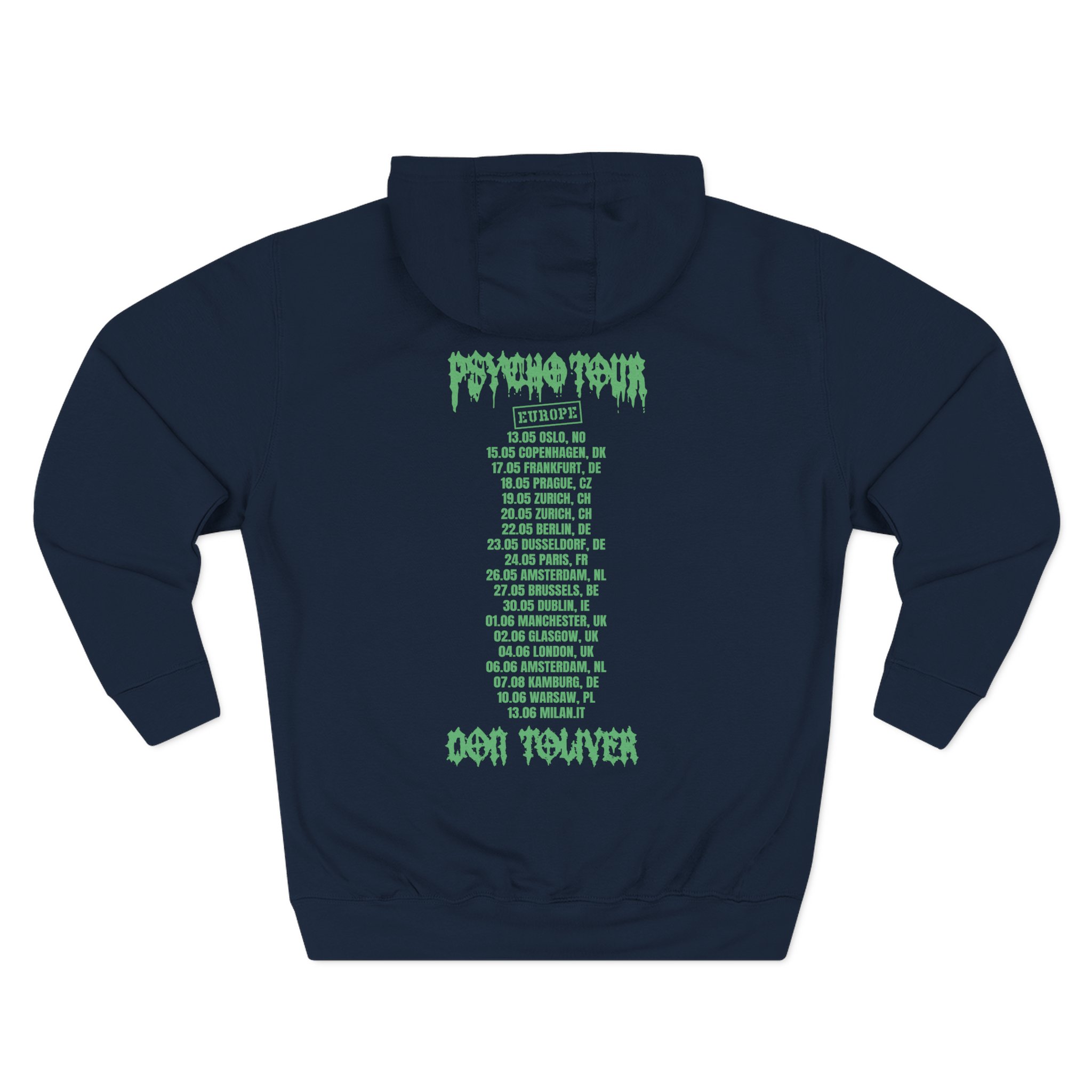 Don Toliver Psycho Tour Window Three-Panel Fleece Hoodie