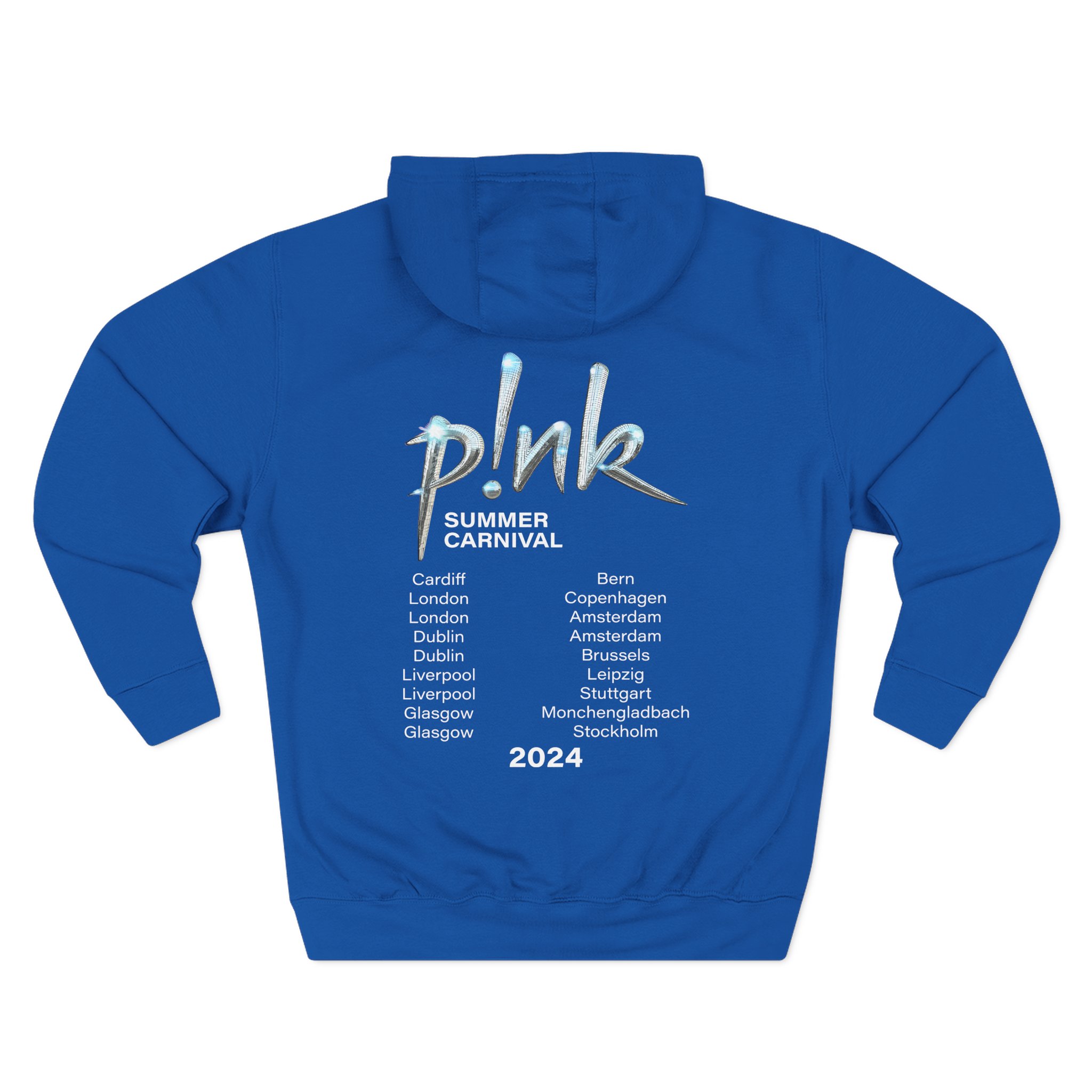 P!nk Split Tie Dye Three-Panel Fleece Hoodie