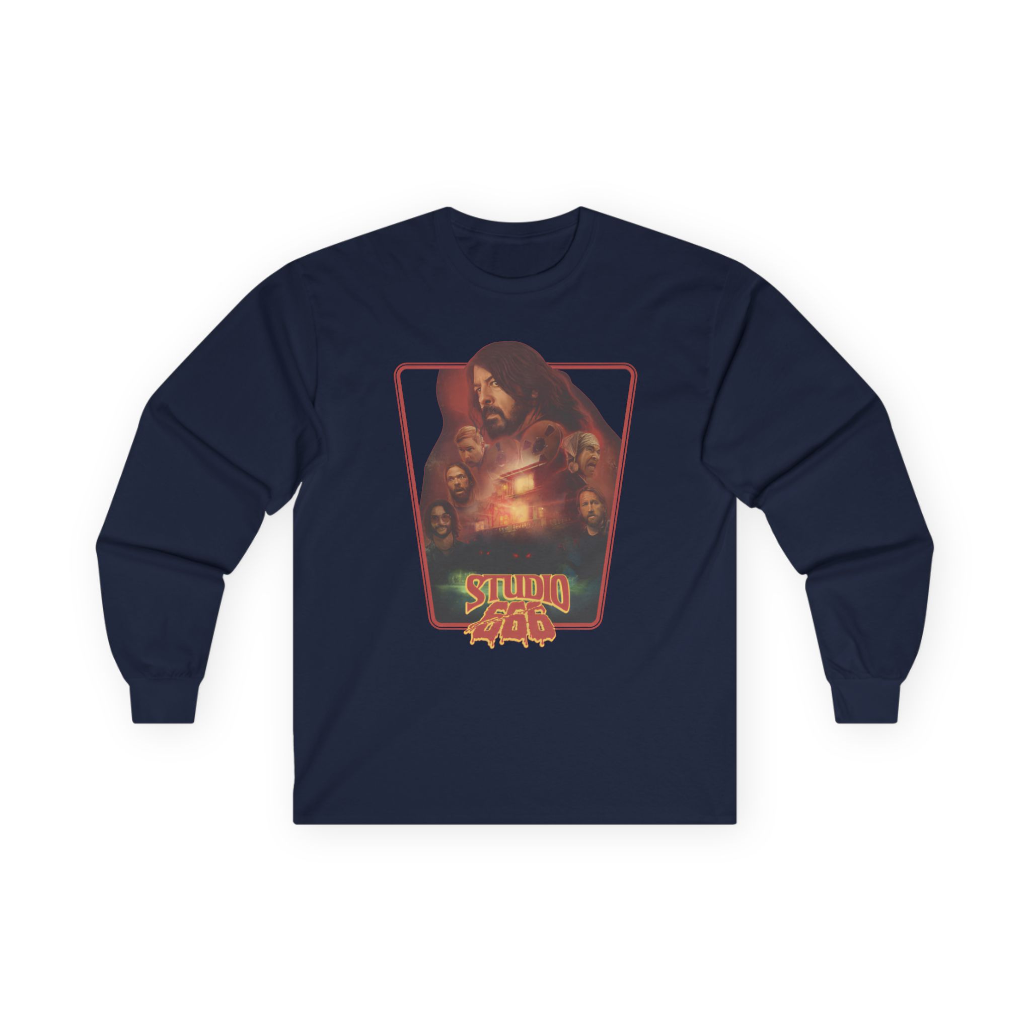 Foo Fighters Studio 666 Retro Unisex Ultra Cotton Long Sleeve Tee