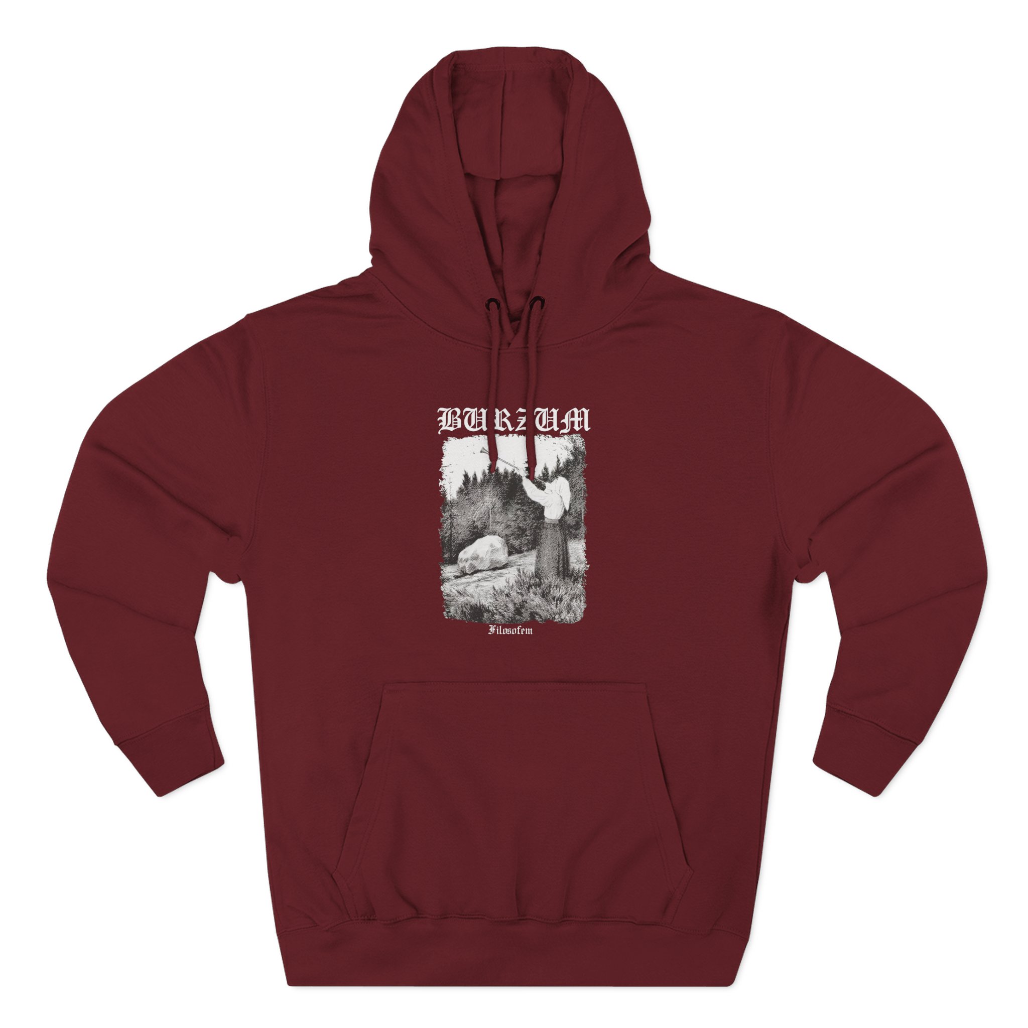 Burzum Filosofem Three-Panel Fleece Hoodie