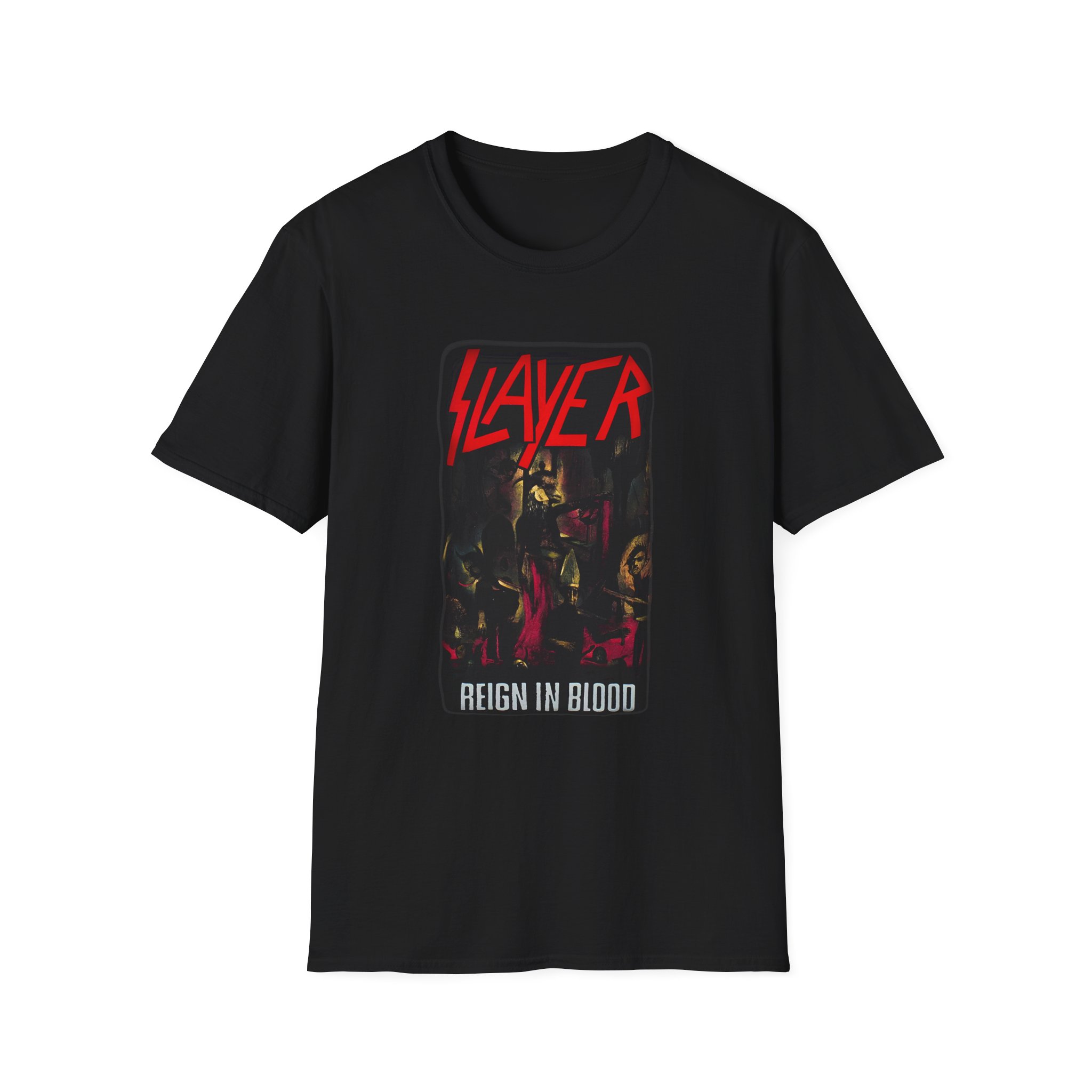 Slayer Reign in Blood Unisex Softstyle T-Shirt