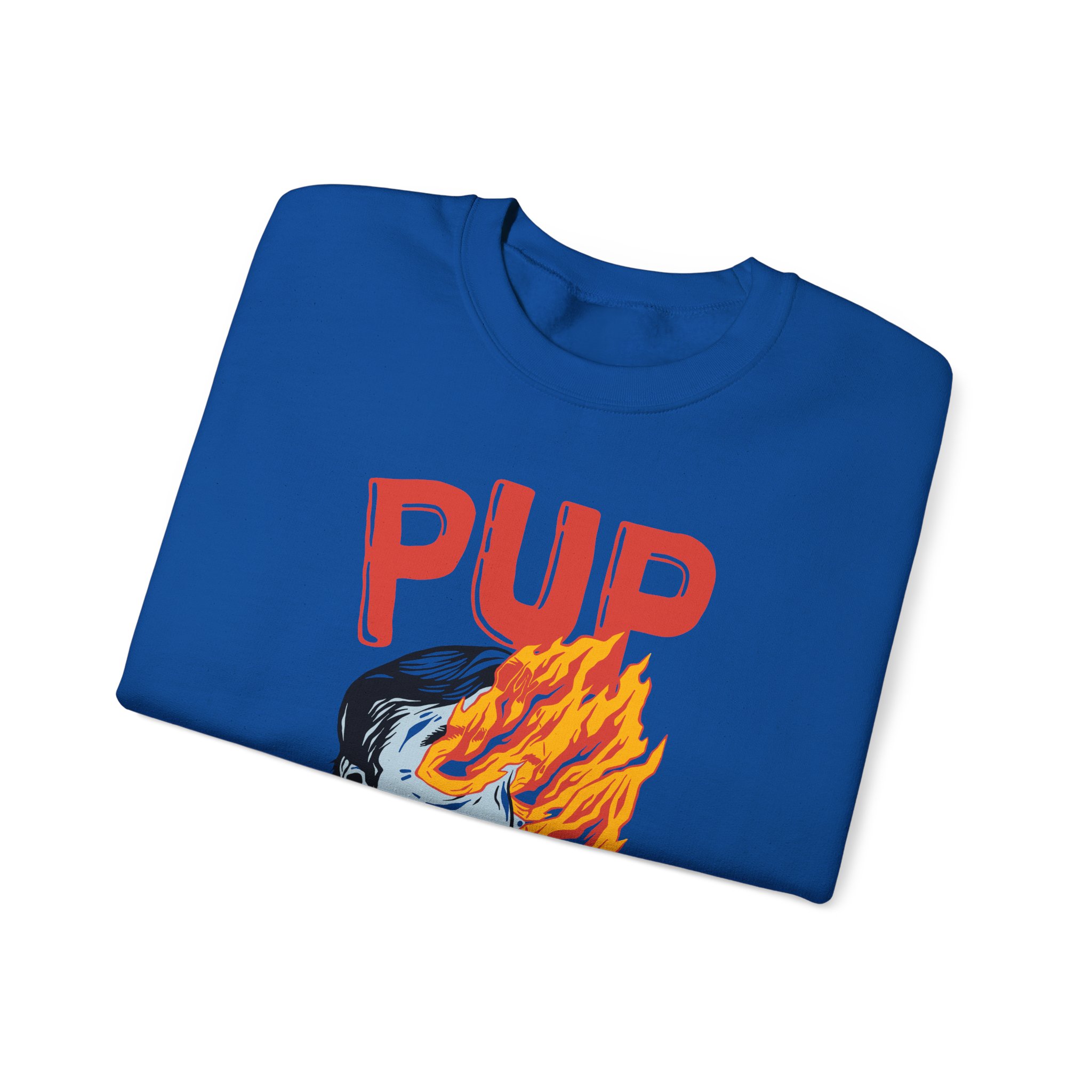 Pup I Hope the World Explodes Unisex Heavy Blend Crewneck Sweatshirt